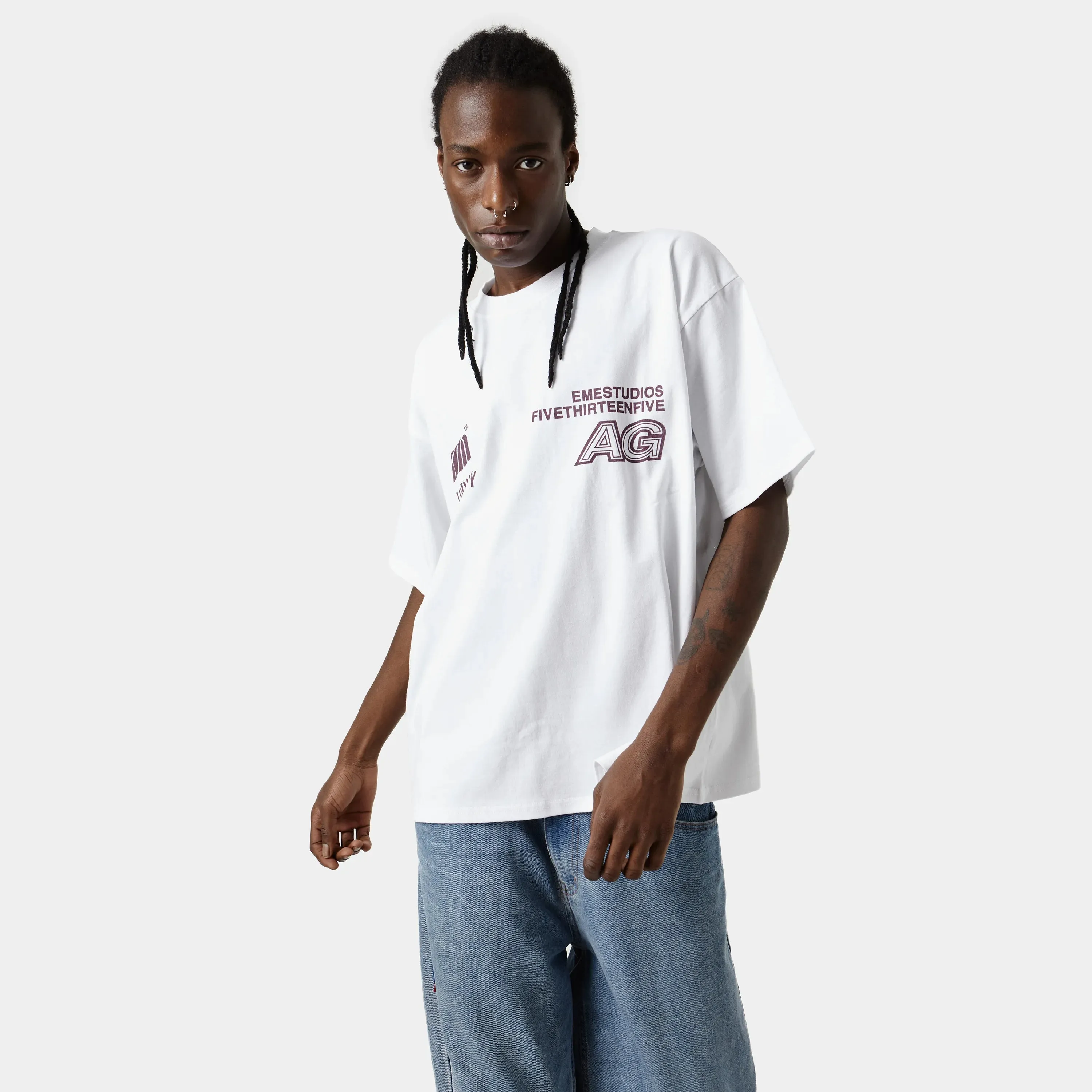 Serenity Pearl Oversized Tee sold by EME STUDIOS product image thumbnail 3