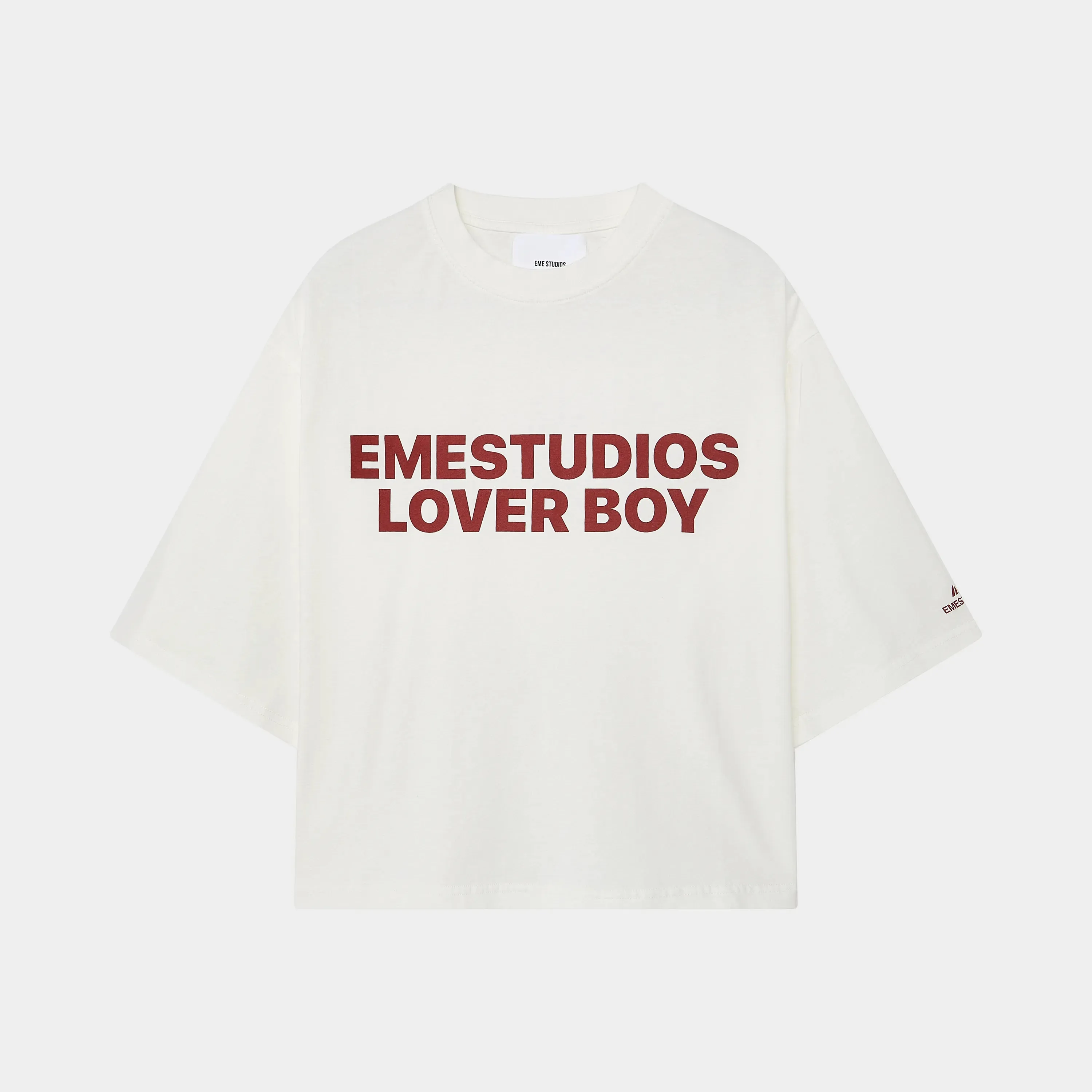 Lover Boy Pearl Cropped Boxy Tee sold by EME STUDIOS