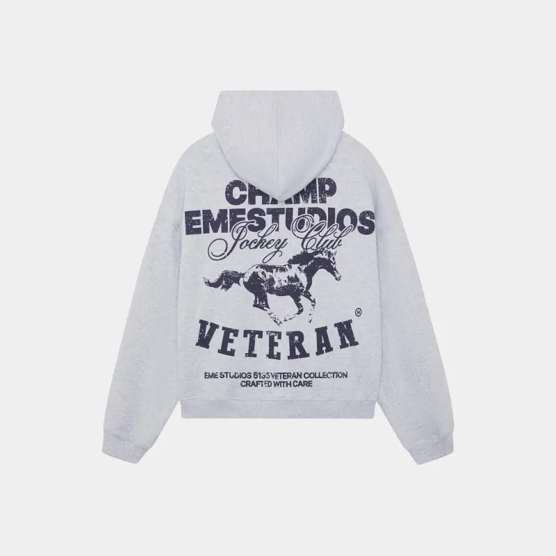 Horse Heather Grey Oversized Hoodie sold by EME STUDIOS