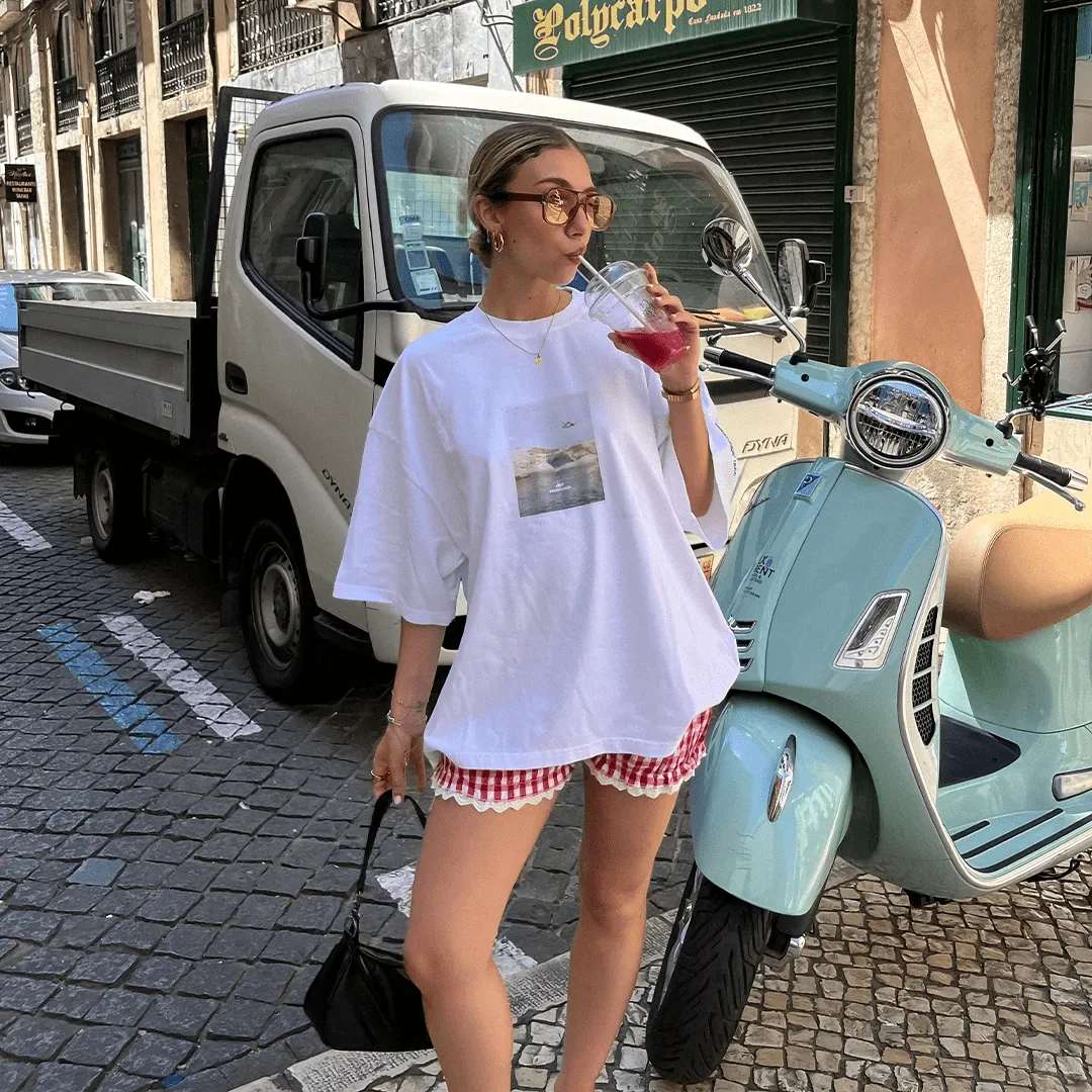 Superman Pearl Oversized Tee sold by EME STUDIOS product image thumbnail 2