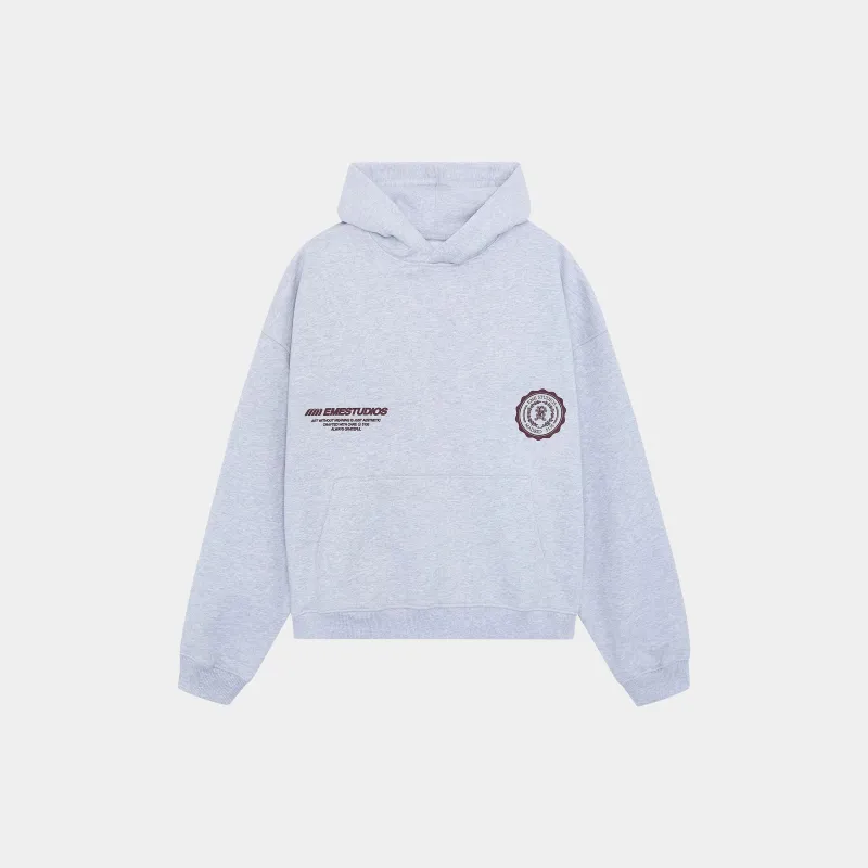 Reborn Heather Grey Oversized Hoodie sold by EME STUDIOS