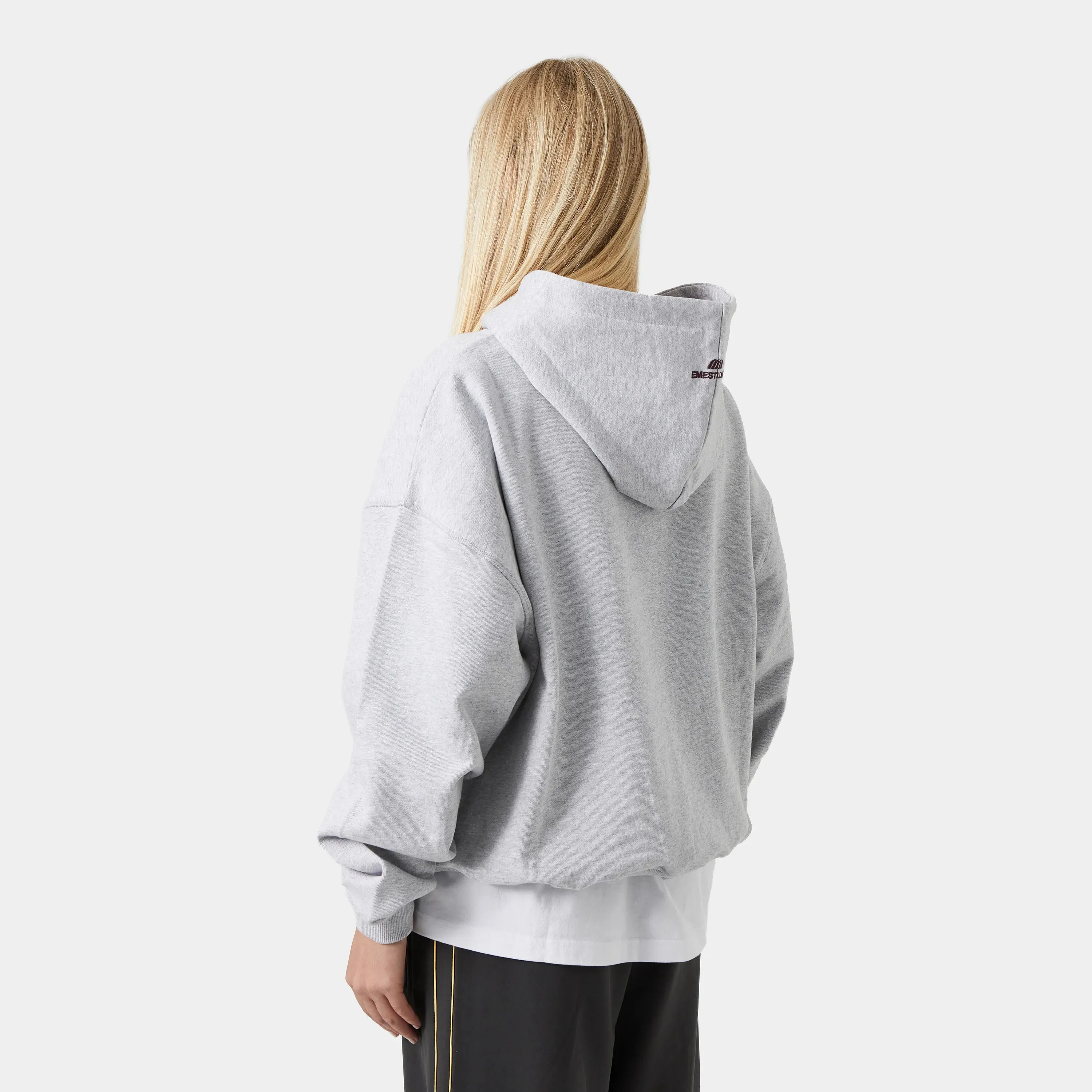 Reborn Heather Grey Oversized Hoodie sold by EME STUDIOS product image thumbnail 4