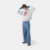 Le Panier Heather Grey Hoodie sold by EME STUDIOS