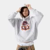 Le Panier Heather Grey Hoodie sold by EME STUDIOS