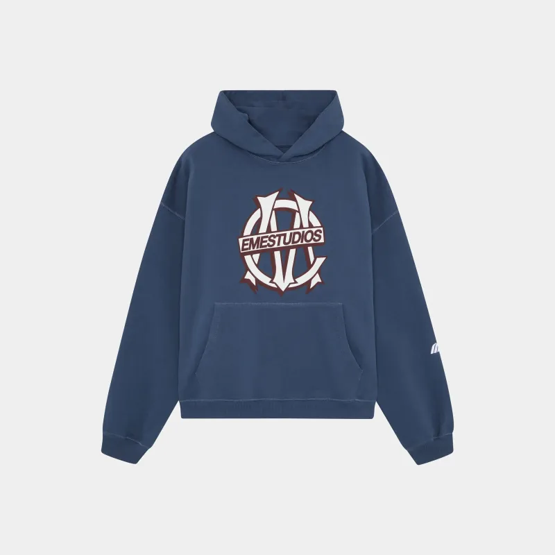 Le Panier Navy Hoodie sold by EME STUDIOS