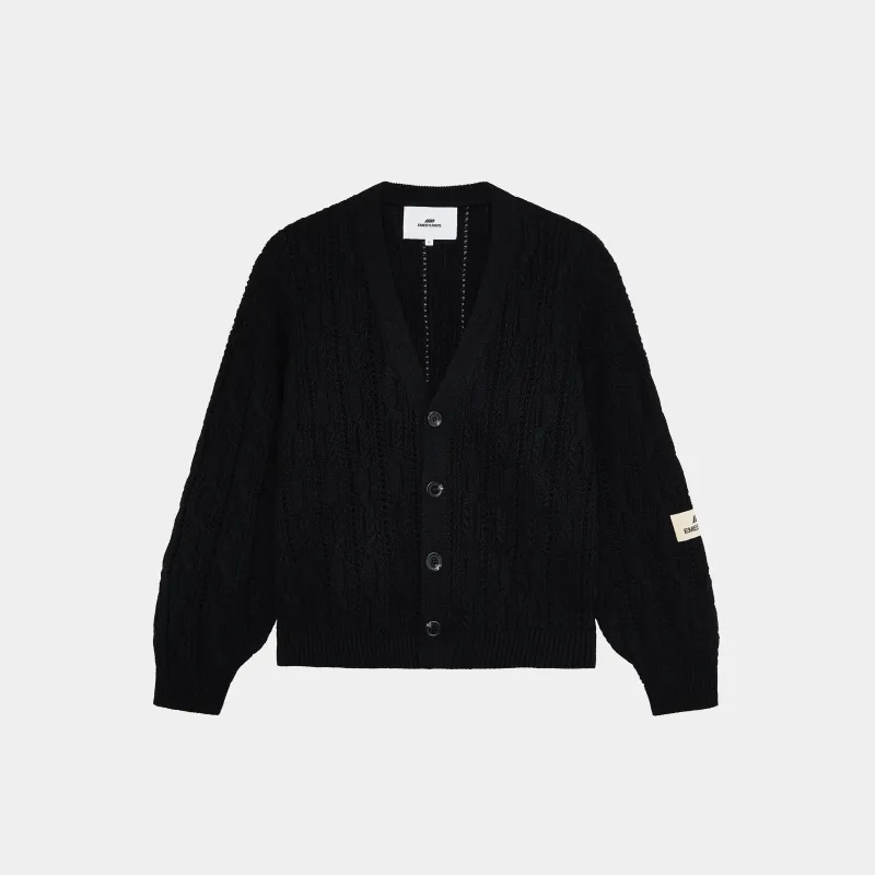 Inger Black Cardigan sold by EME STUDIOS