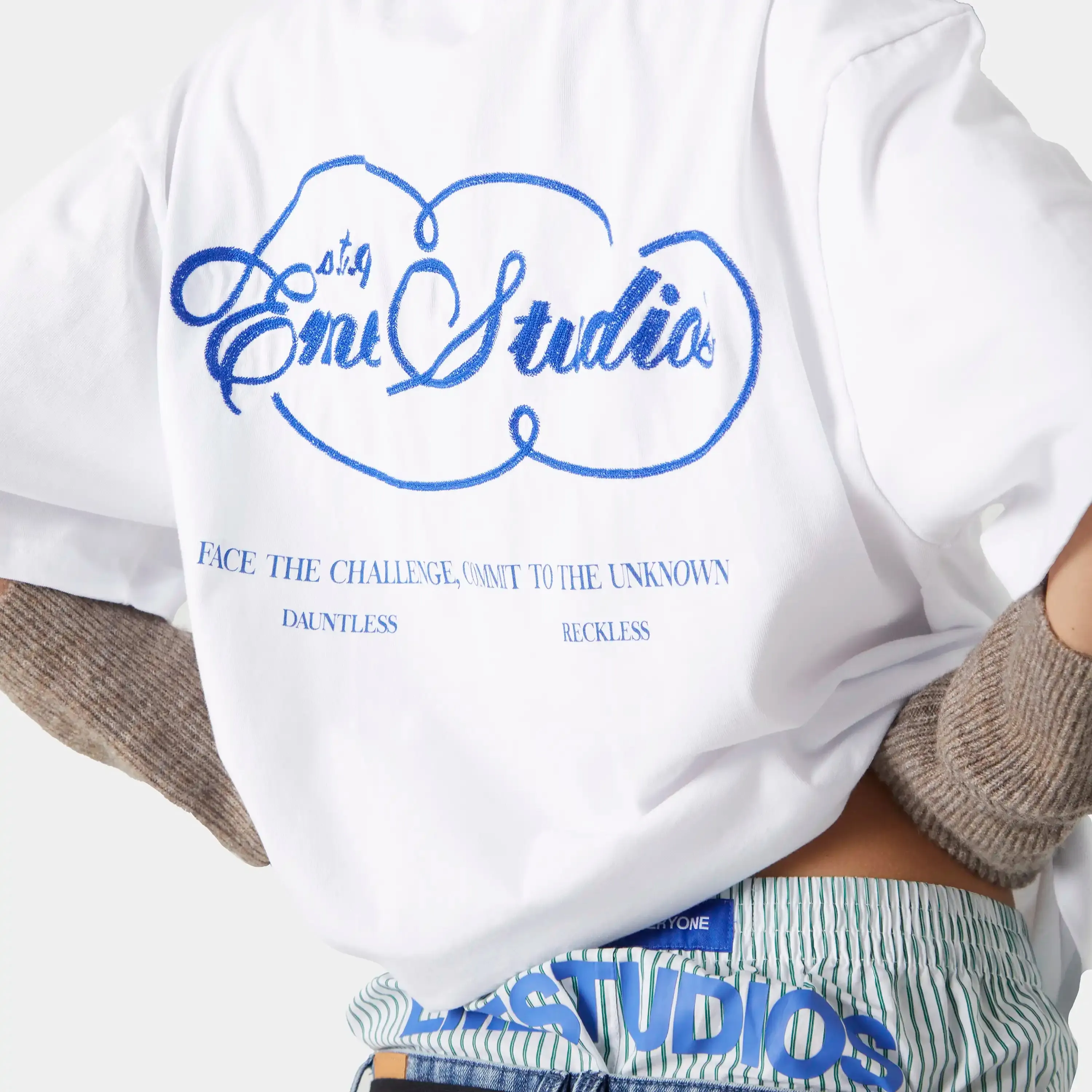 Courageous Pearl Oversized Tee sold by EME STUDIOS product image thumbnail 5