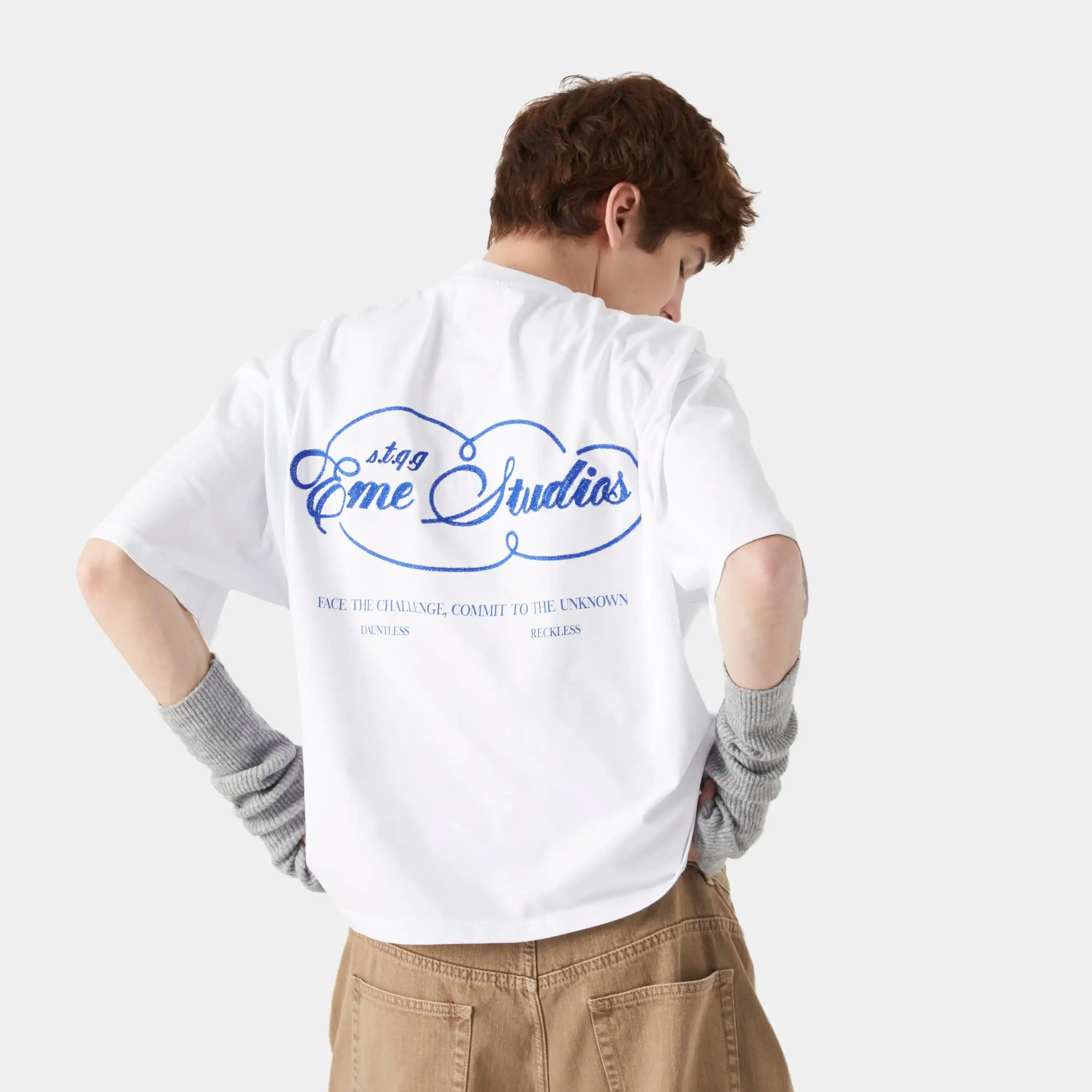 Courageous Pearl Oversized Tee sold by EME STUDIOS product image thumbnail 2