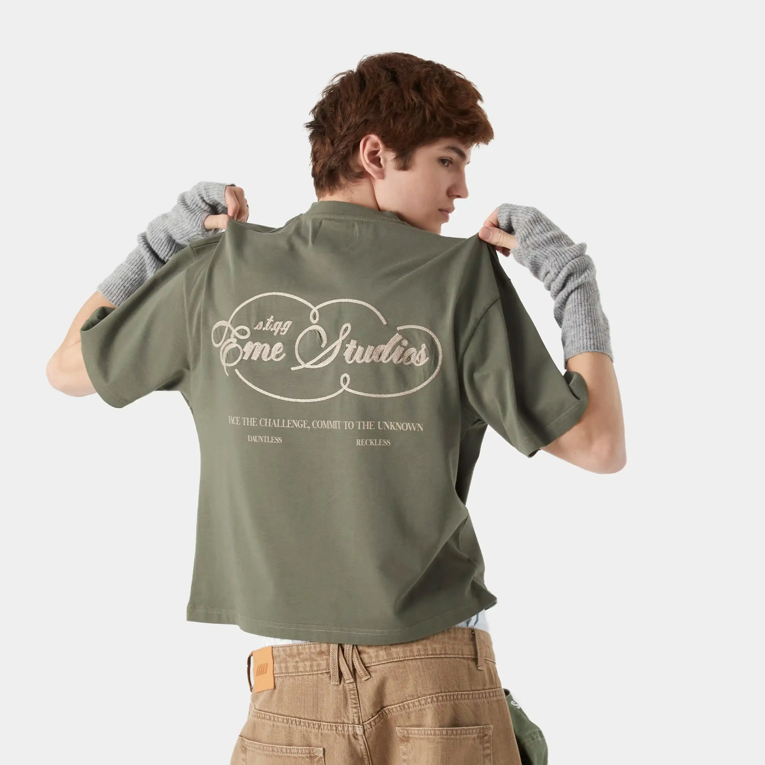 Courageous Beetle Oversized Tee sold by EME STUDIOS product image thumbnail 2