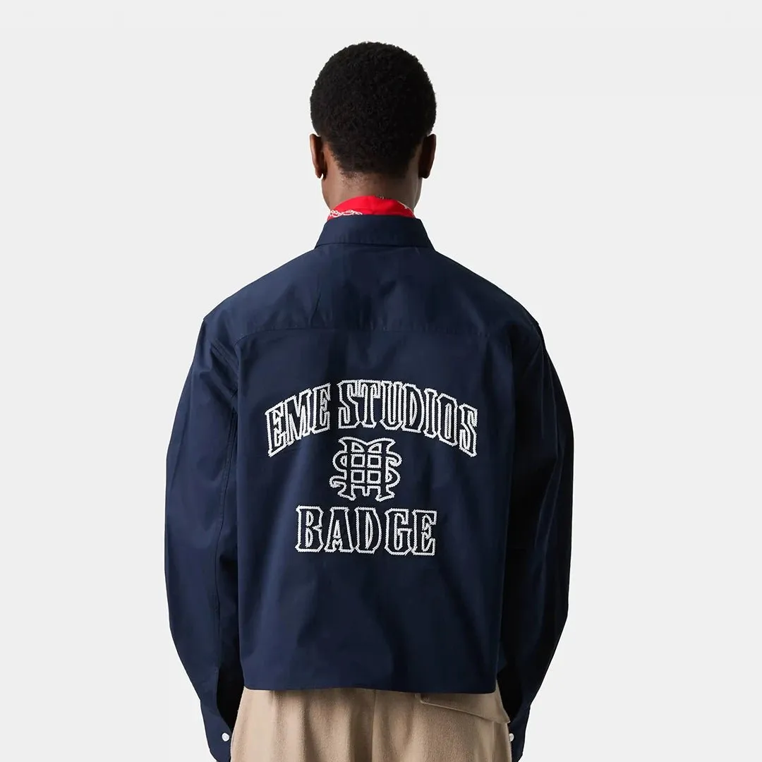 Badge Navy Shirt sold by EME STUDIOS product image thumbnail 2