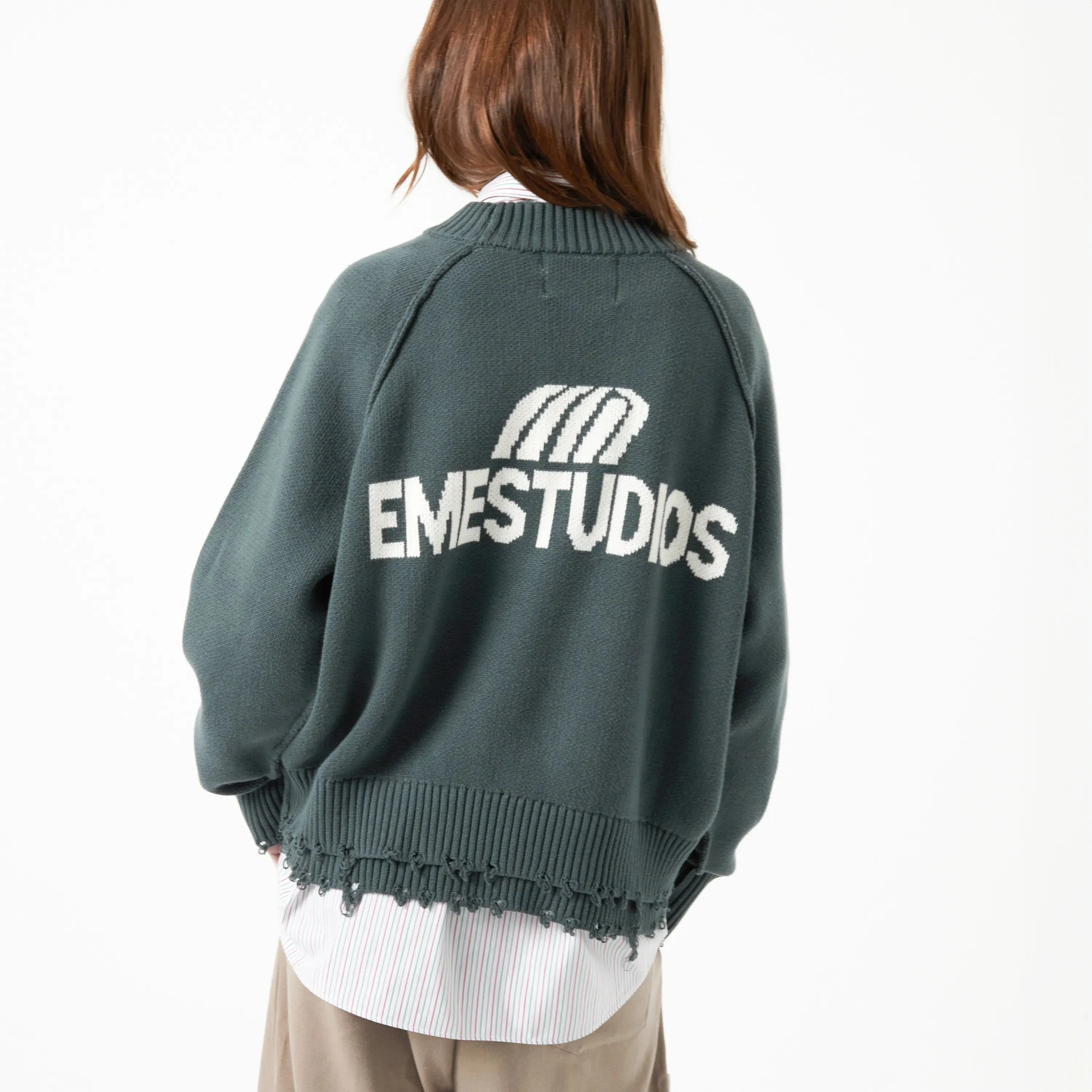 Fray Hunt Knit Sweater sold by EME STUDIOS product image thumbnail 2