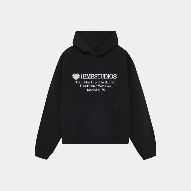 Institution Black Hoodie sold by EME STUDIOS
