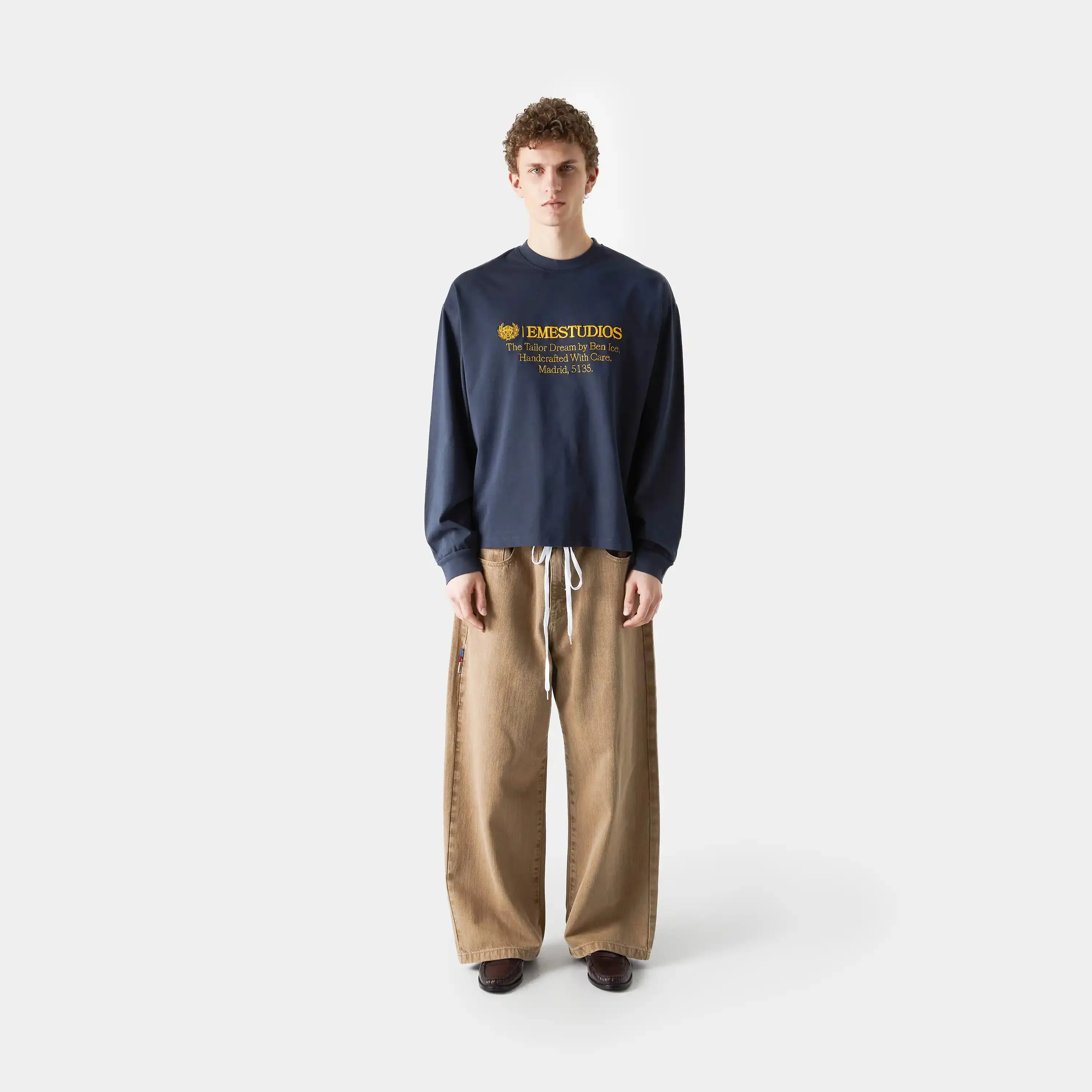 Institution Navy Long Sleeve sold by EME STUDIOS product image thumbnail 2