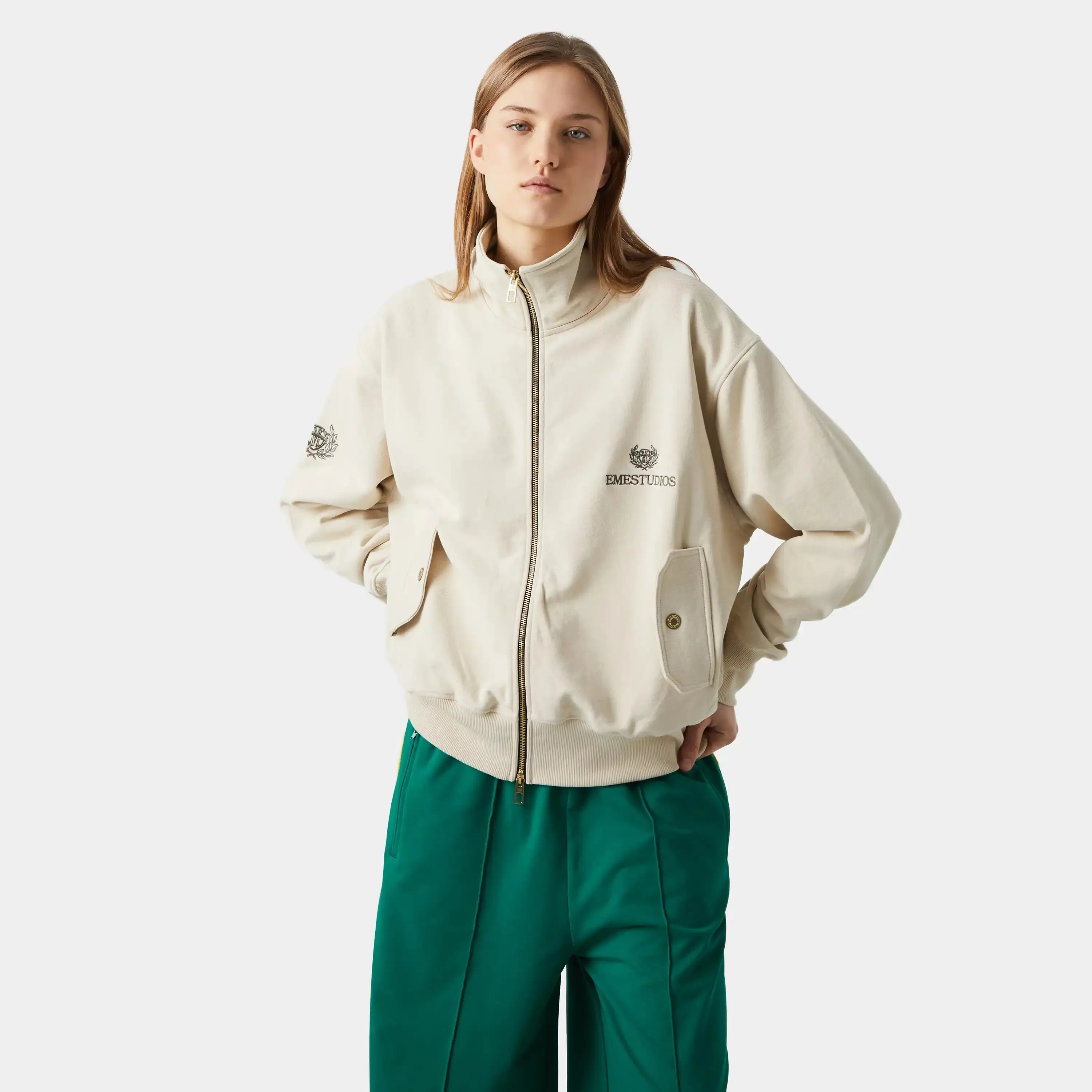 Serv Sand Full Zip Jacket sold by EME STUDIOS product image thumbnail 2