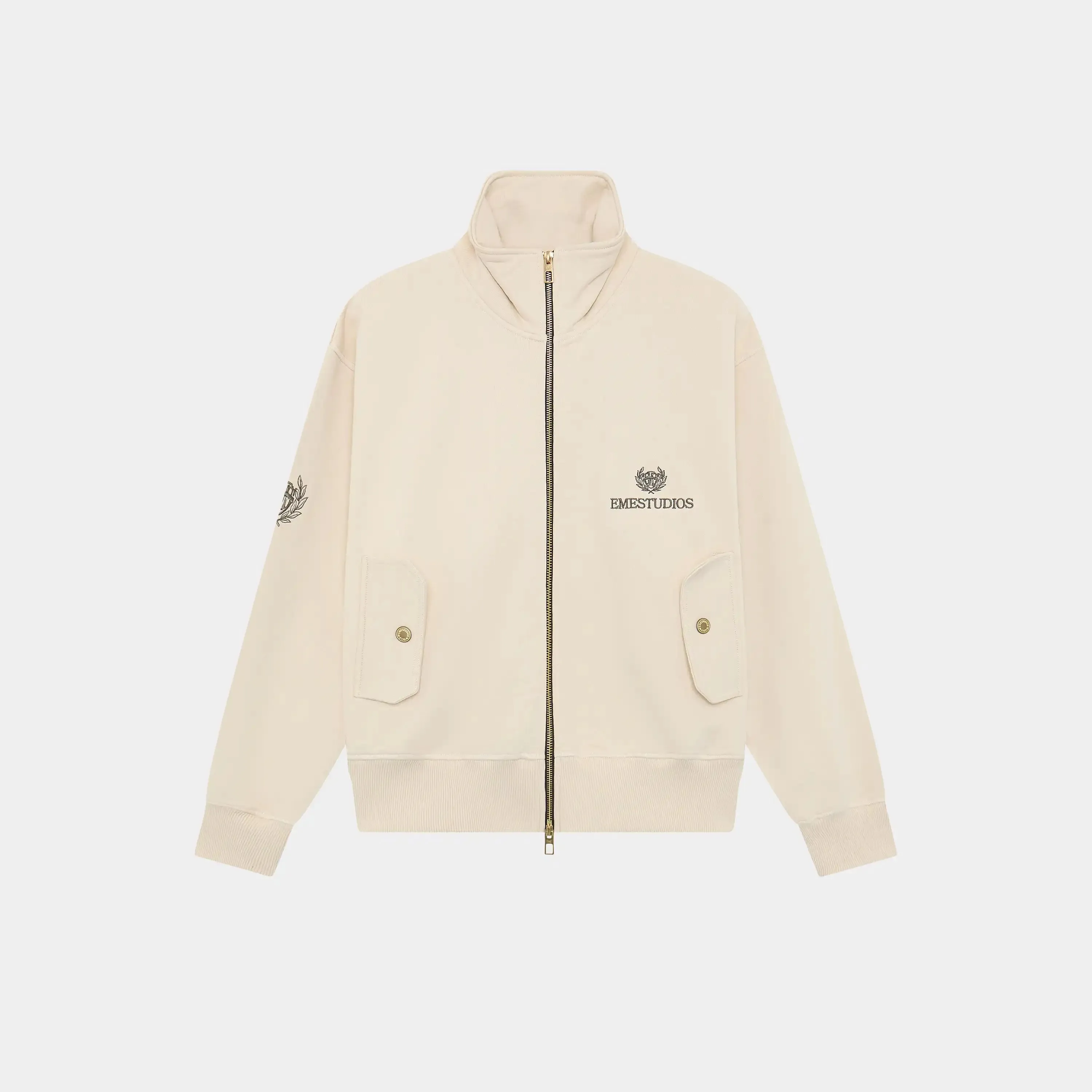 Serv Sand Full Zip Jacket sold by EME STUDIOS