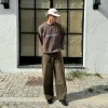 Box Muddy Brown Oversized Crewneck sold by EME STUDIOS