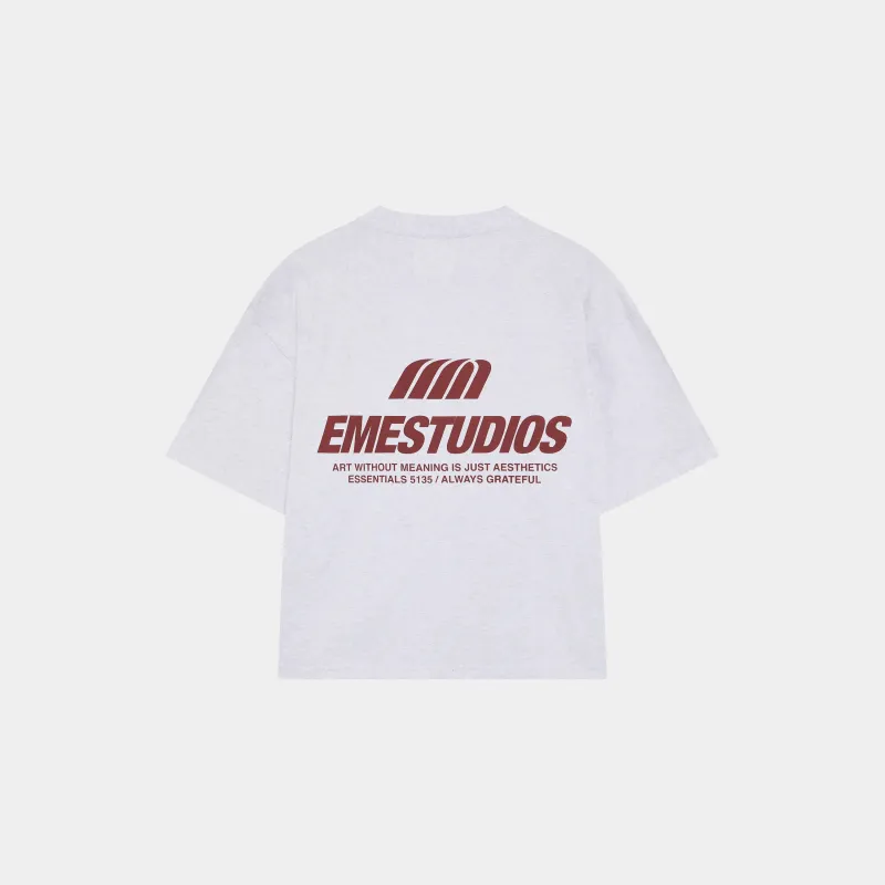 Meaning Heather Grey Oversized Tee sold by EME STUDIOS