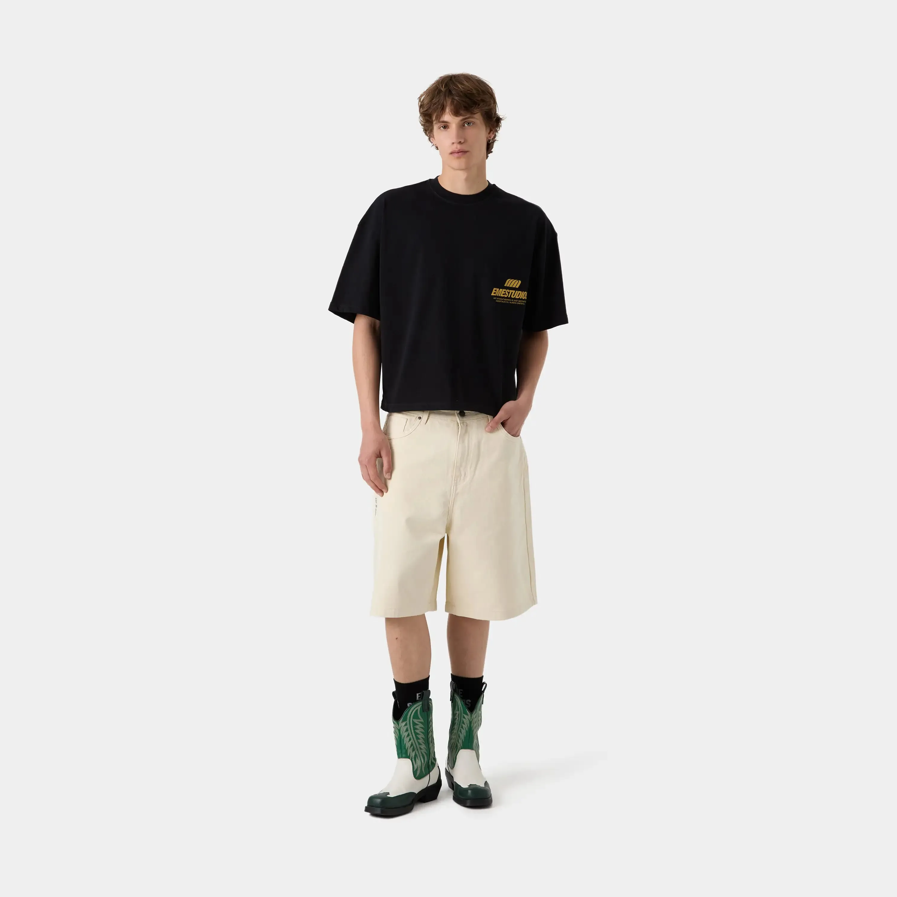 Meaning Black Oversized Tee sold by EME STUDIOS product image thumbnail 4