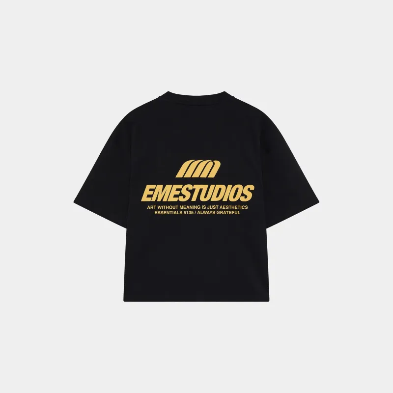 Meaning Black Oversized Tee sold by EME STUDIOS