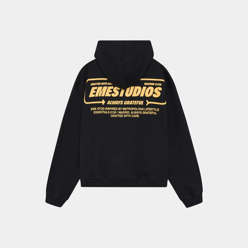 Signal Black Hoodie sold by EME STUDIOS