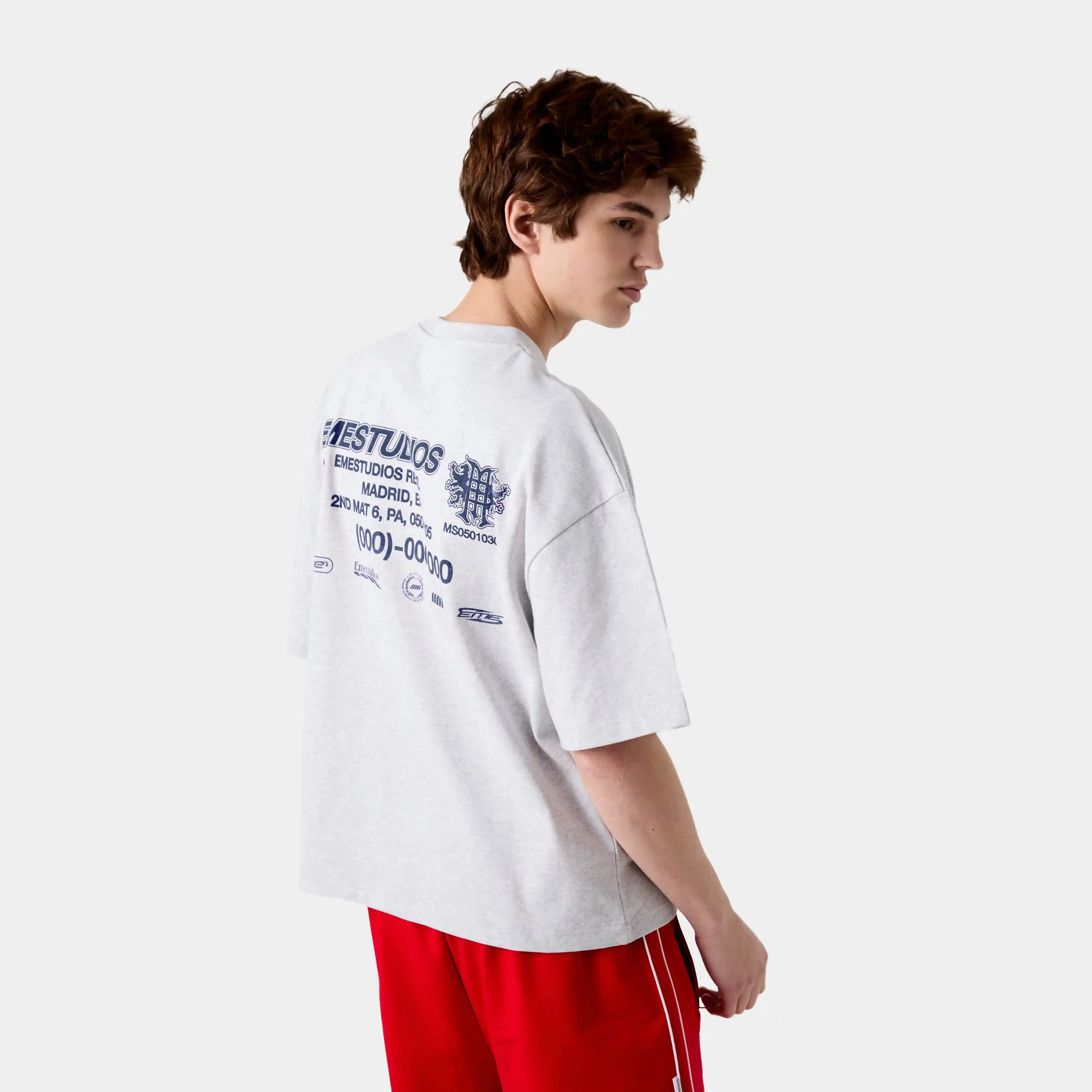 Statement Heather Grey Tee sold by EME STUDIOS product image thumbnail 2