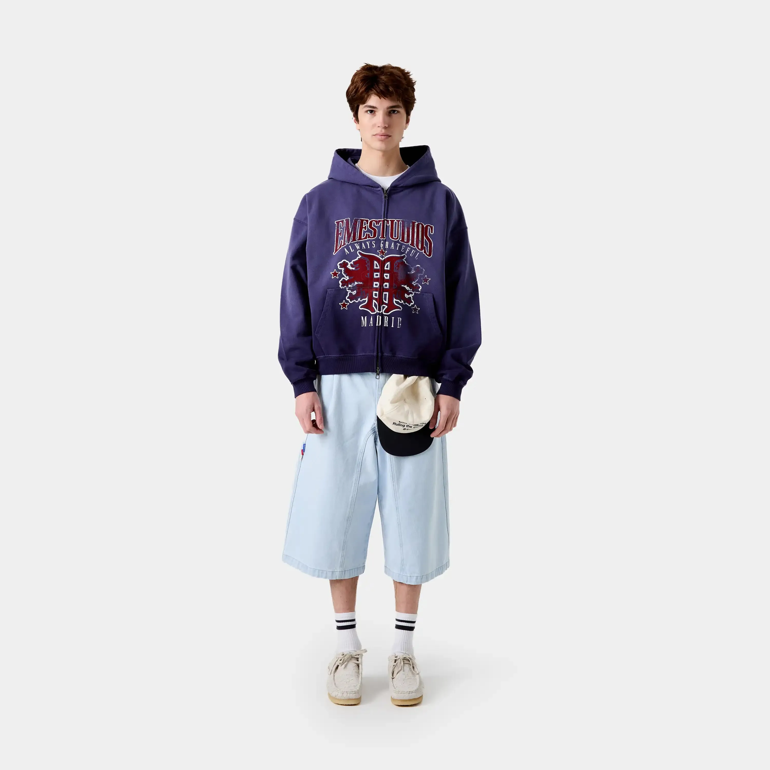 Dusk Blue Ribbon Full Zip sold by EME STUDIOS product image thumbnail 4