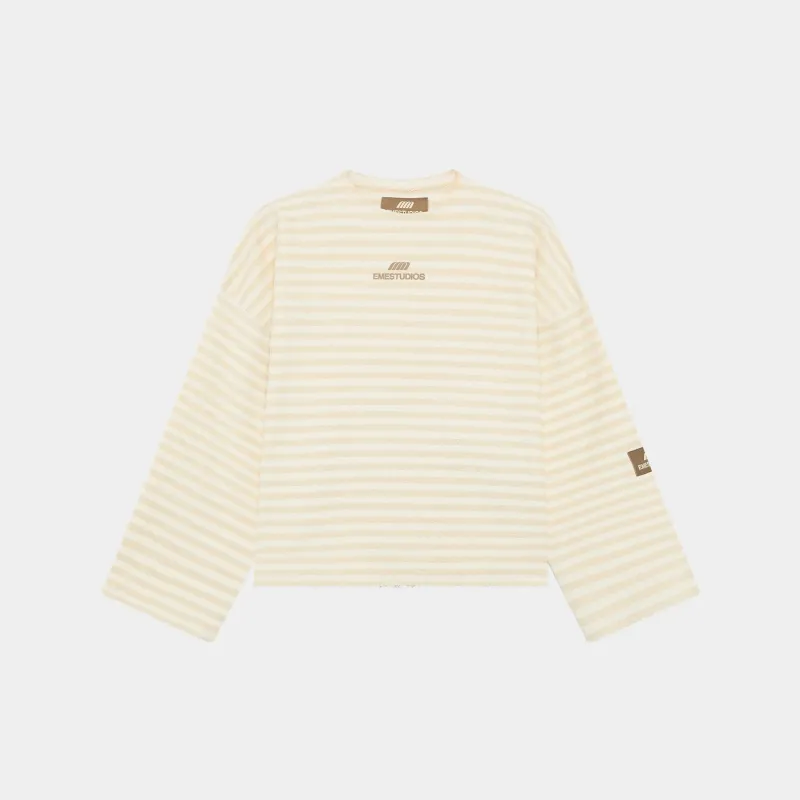 Sade Off Sand Reverse Crewneck made by EME STUDIOS