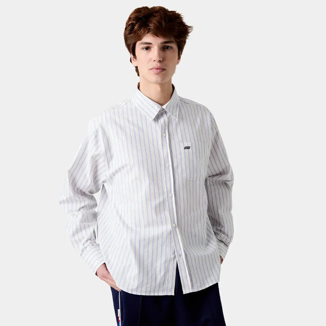 Faelled Blue Boxy Shirt sold by EME STUDIOS product image thumbnail 3