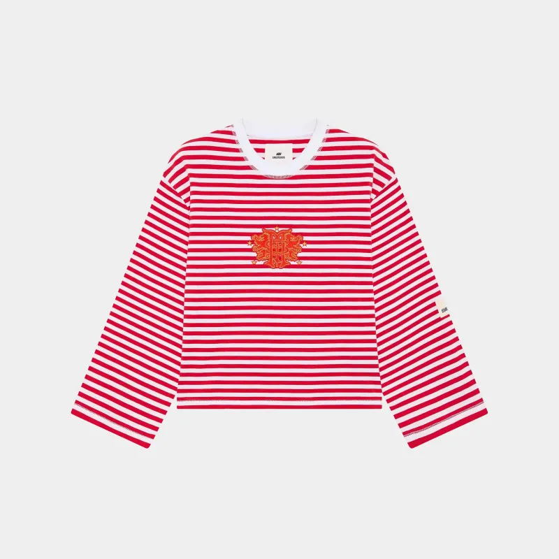 Horizon Striped Cherry LS sold by EME STUDIOS