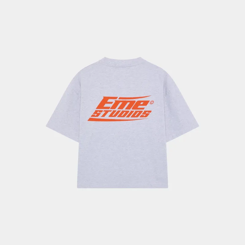 Speeding Up Grey Oversized Tee sold by EME STUDIOS