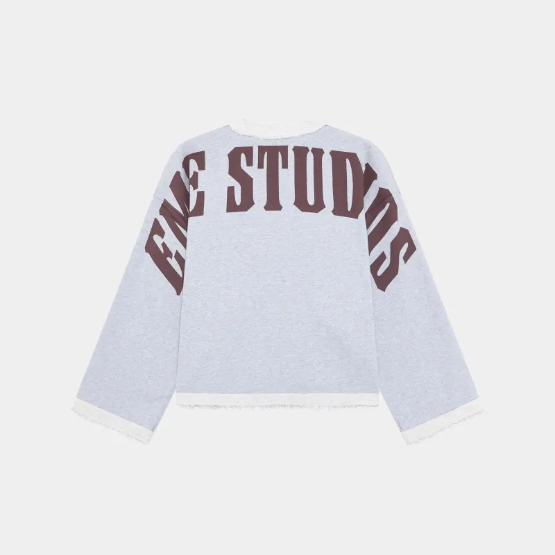 Suty Reverse Heather Grey Crewneck sold by EME STUDIOS