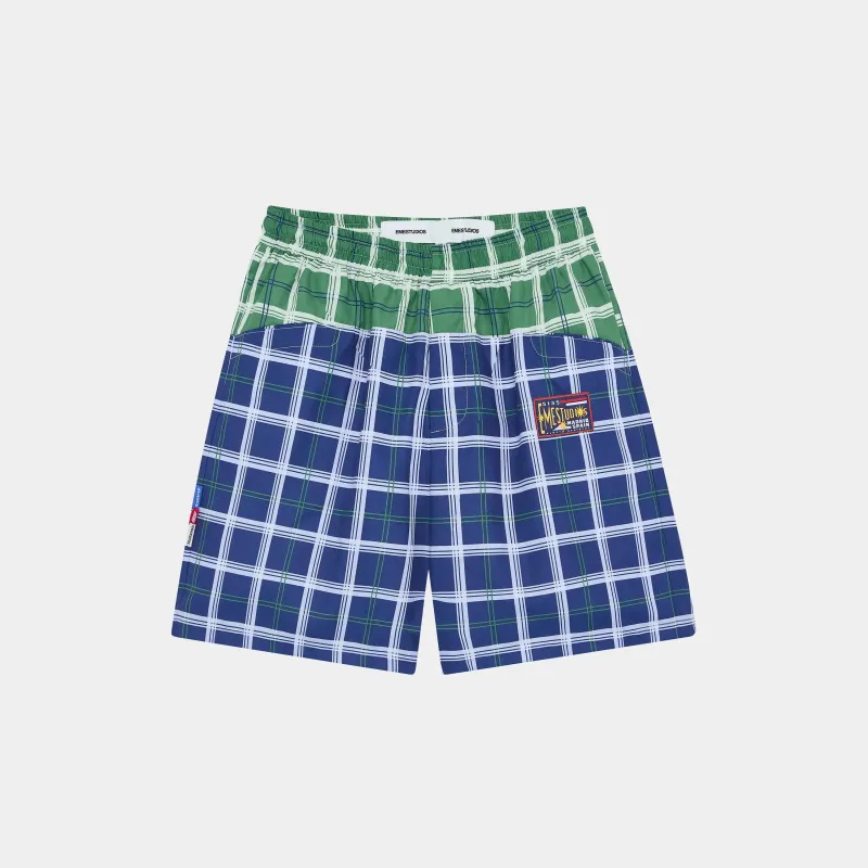Gary Tartan Swim Trunks sold by EME STUDIOS