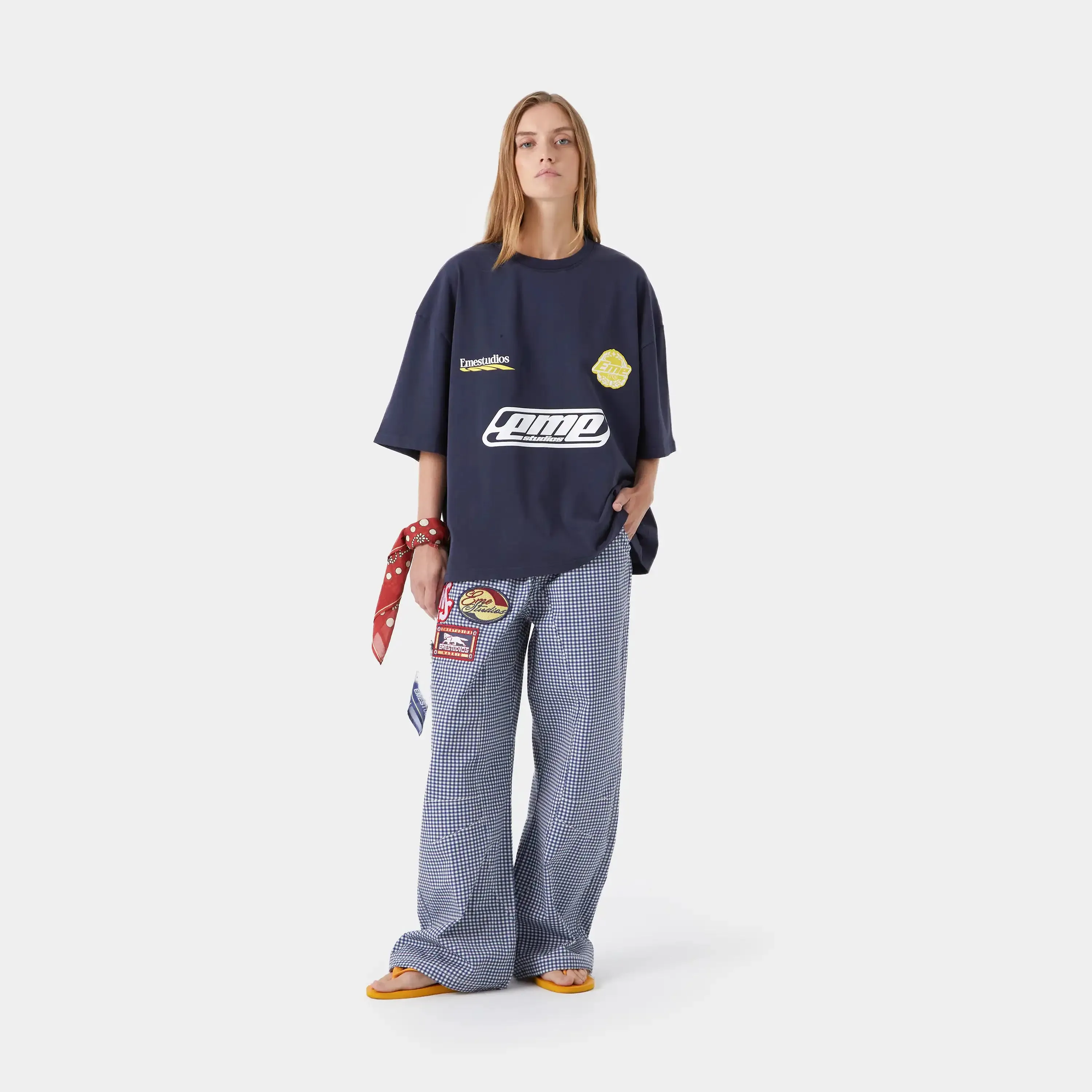 Team Navy Oversized Tee sold by EME STUDIOS product image thumbnail 5