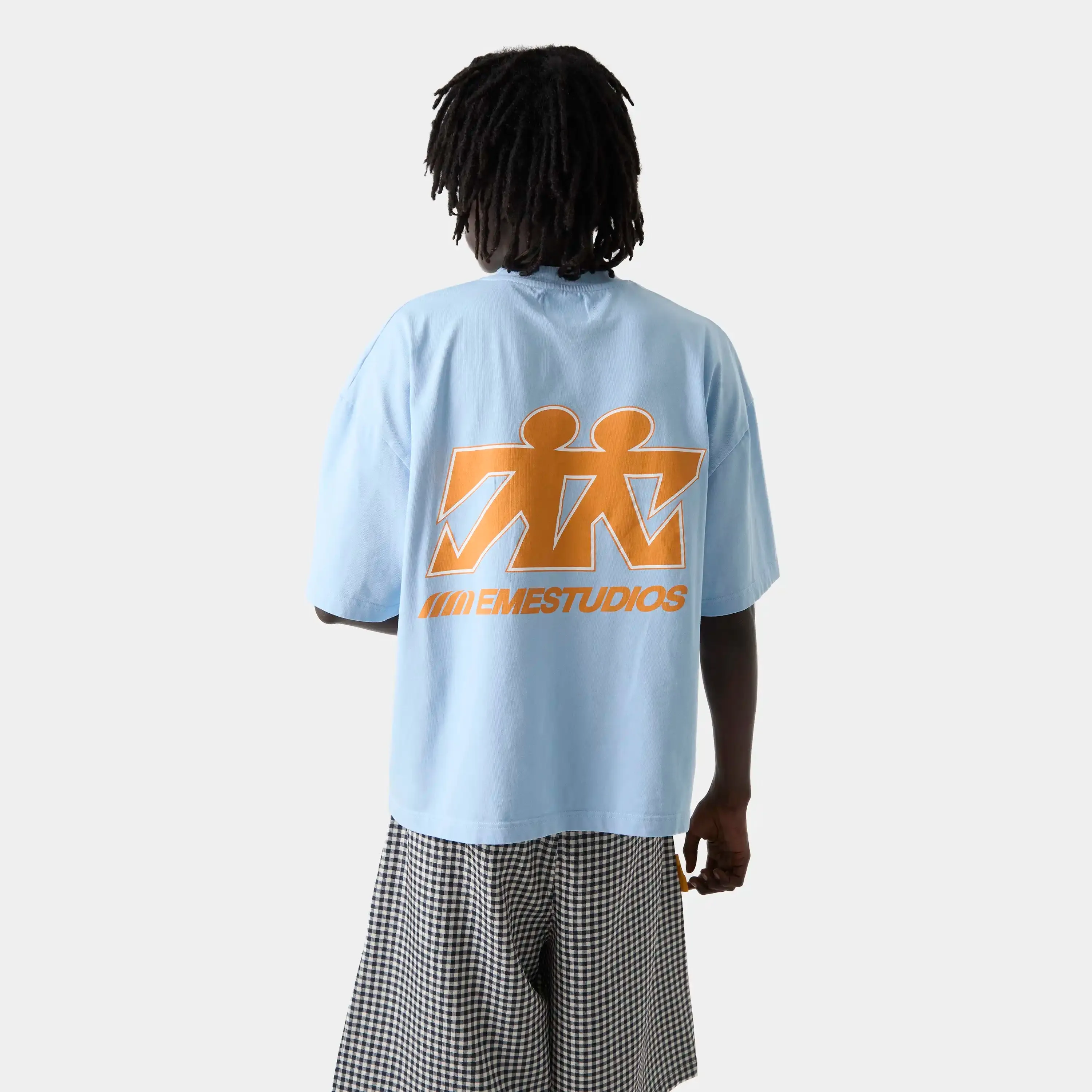 Mbuddy Blue Oversized Tee sold by EME STUDIOS product image thumbnail 2