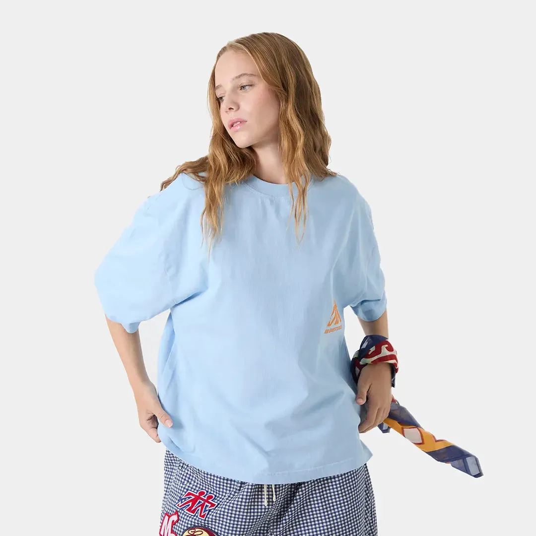 Mbuddy Blue Oversized Tee sold by EME STUDIOS product image thumbnail 3