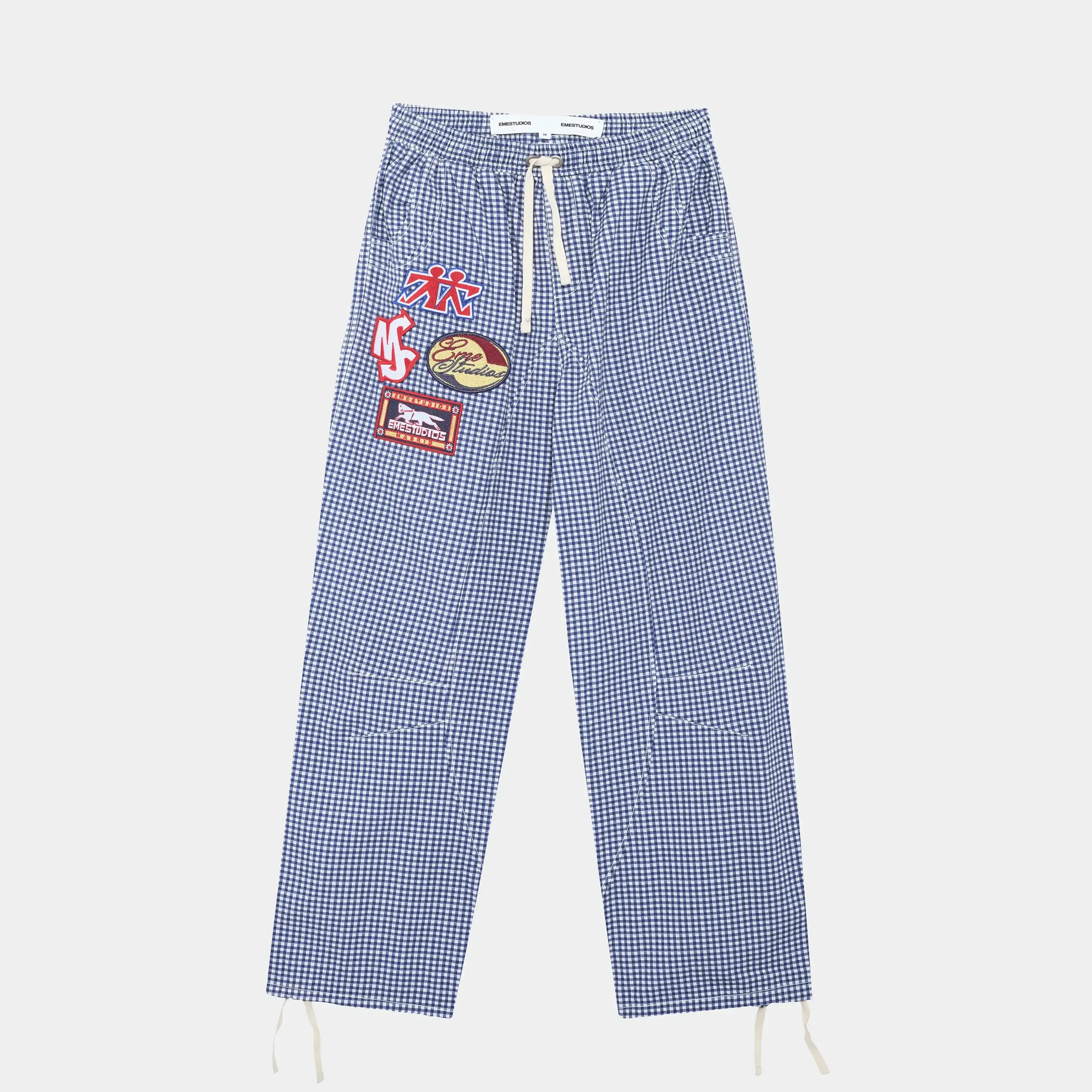 Patches Cargo Indigo Vichy sold by EME STUDIOS