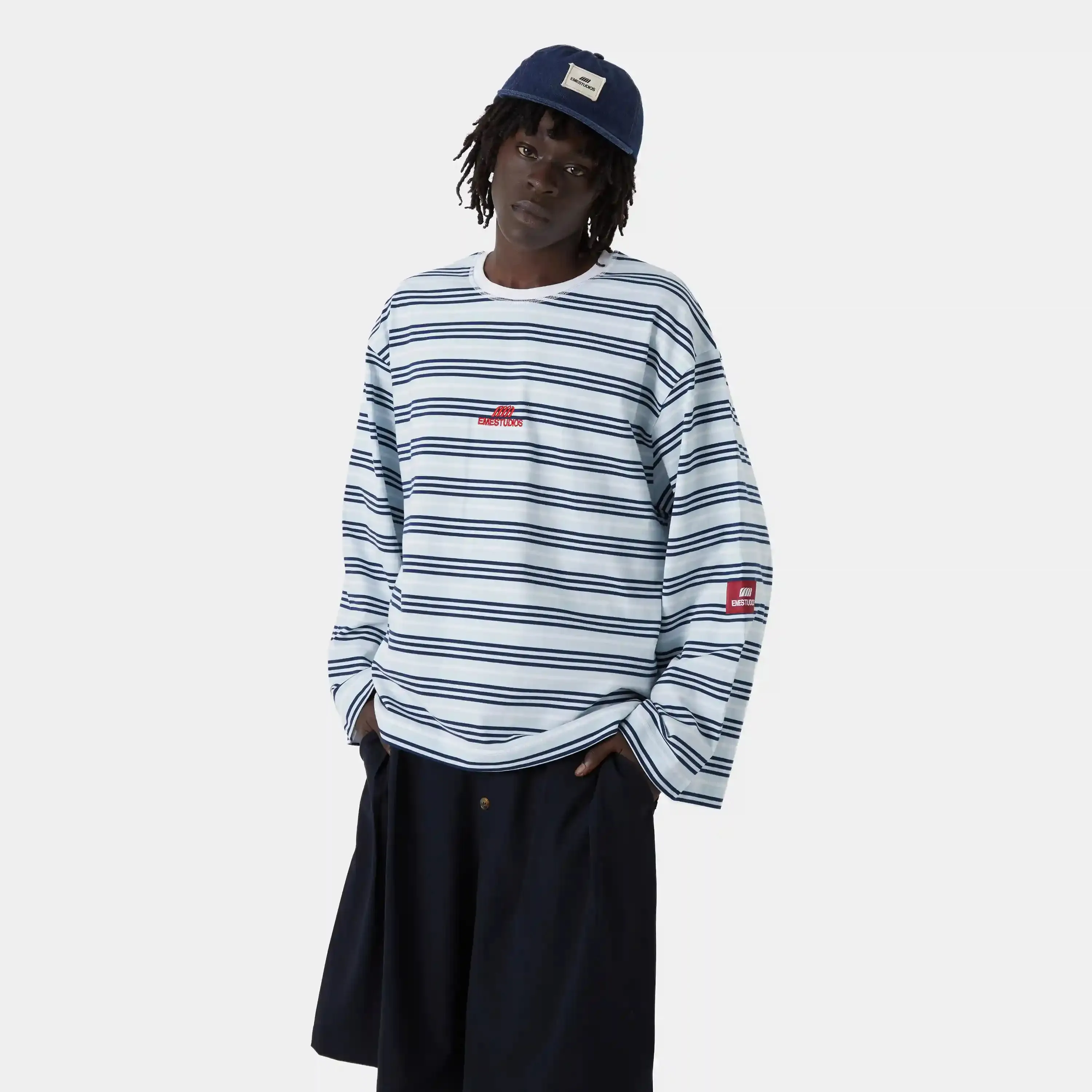Somo Blue Striped LS sold by EME STUDIOS product image thumbnail 2