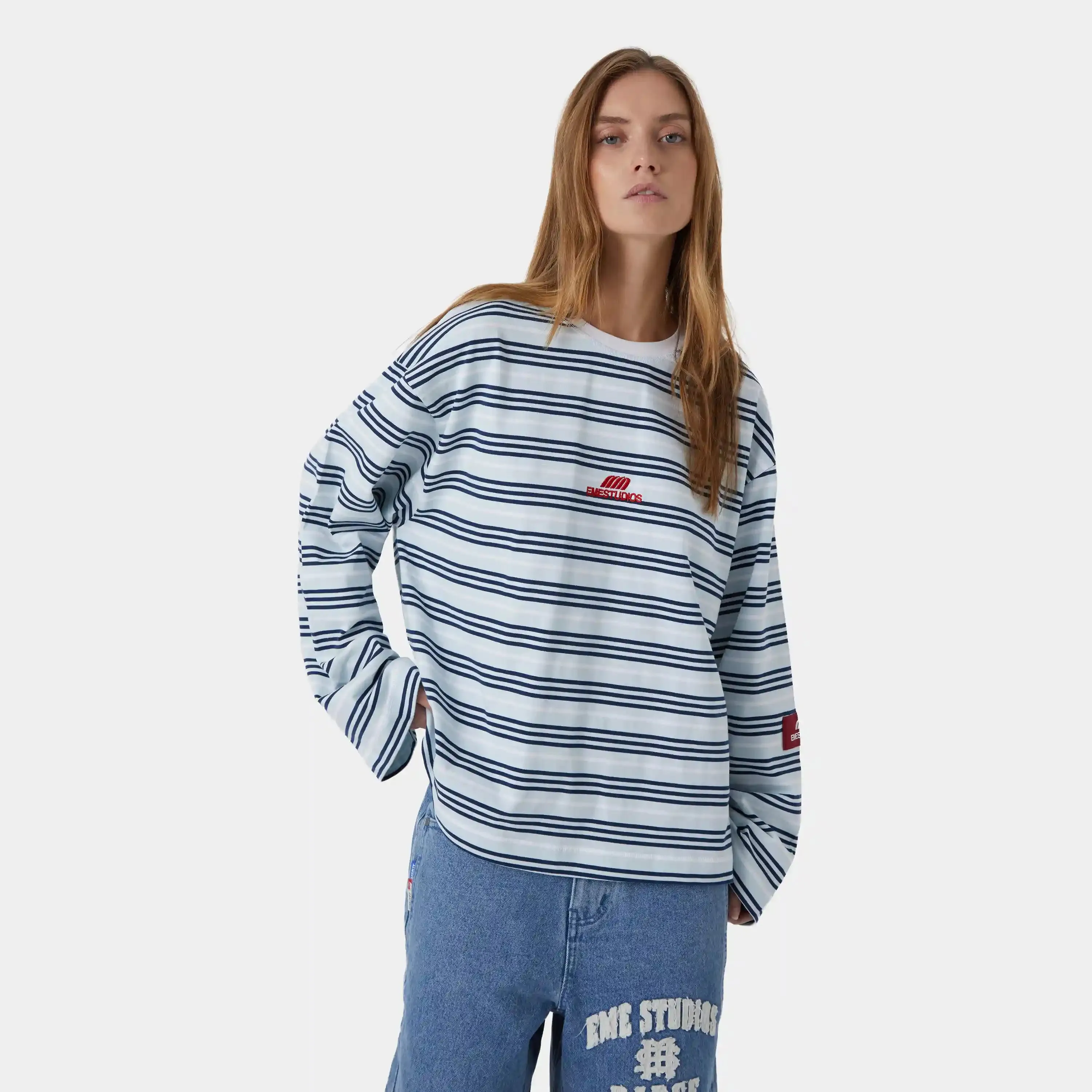 Somo Blue Striped LS sold by EME STUDIOS product image thumbnail 3