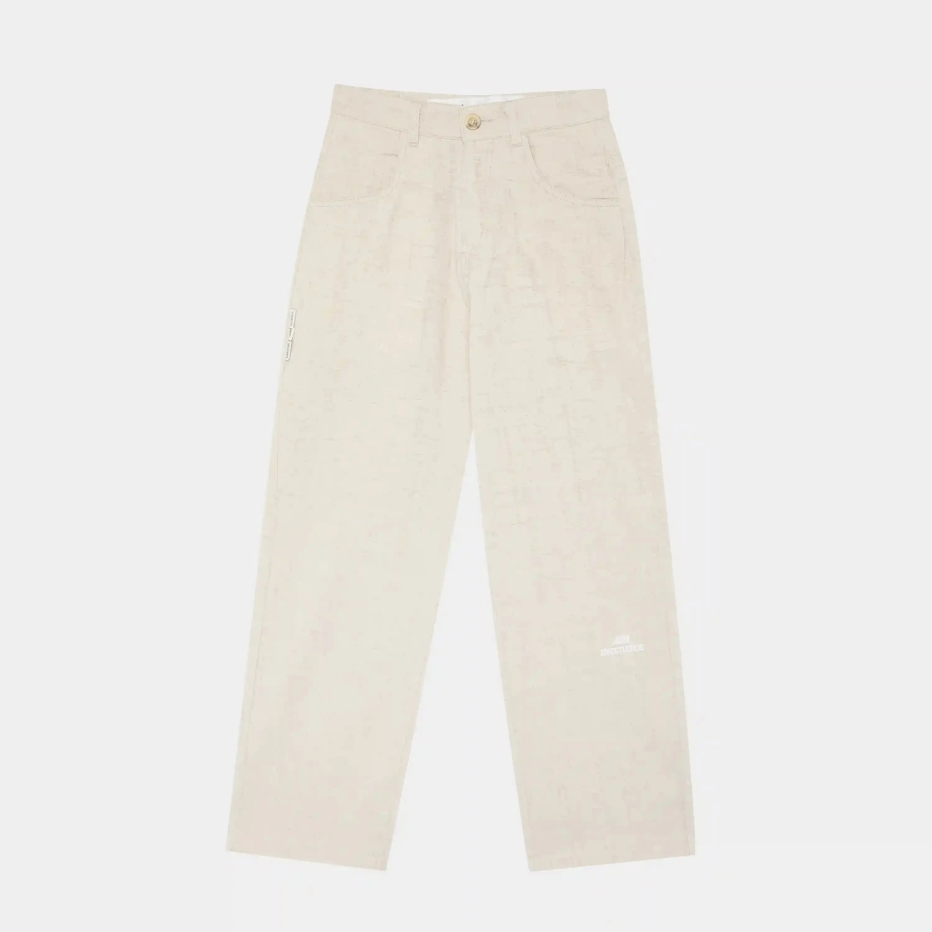 Frayed Almond Baggy Pants sold by EME STUDIOS
