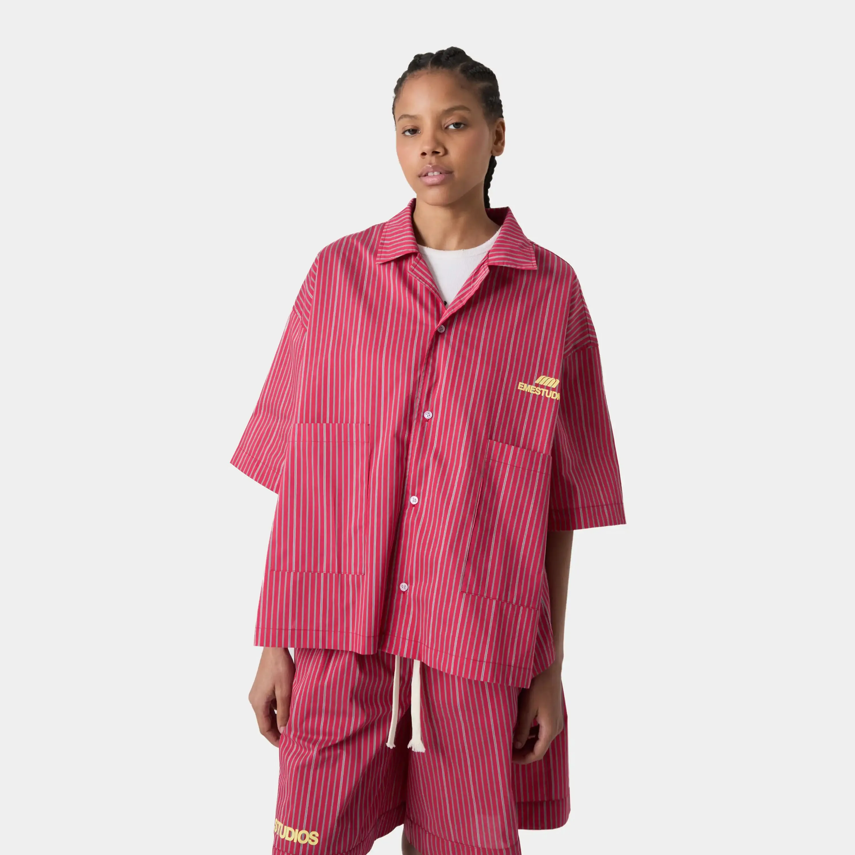 Pyjama Boxy Top Red sold by EME STUDIOS product image thumbnail 4