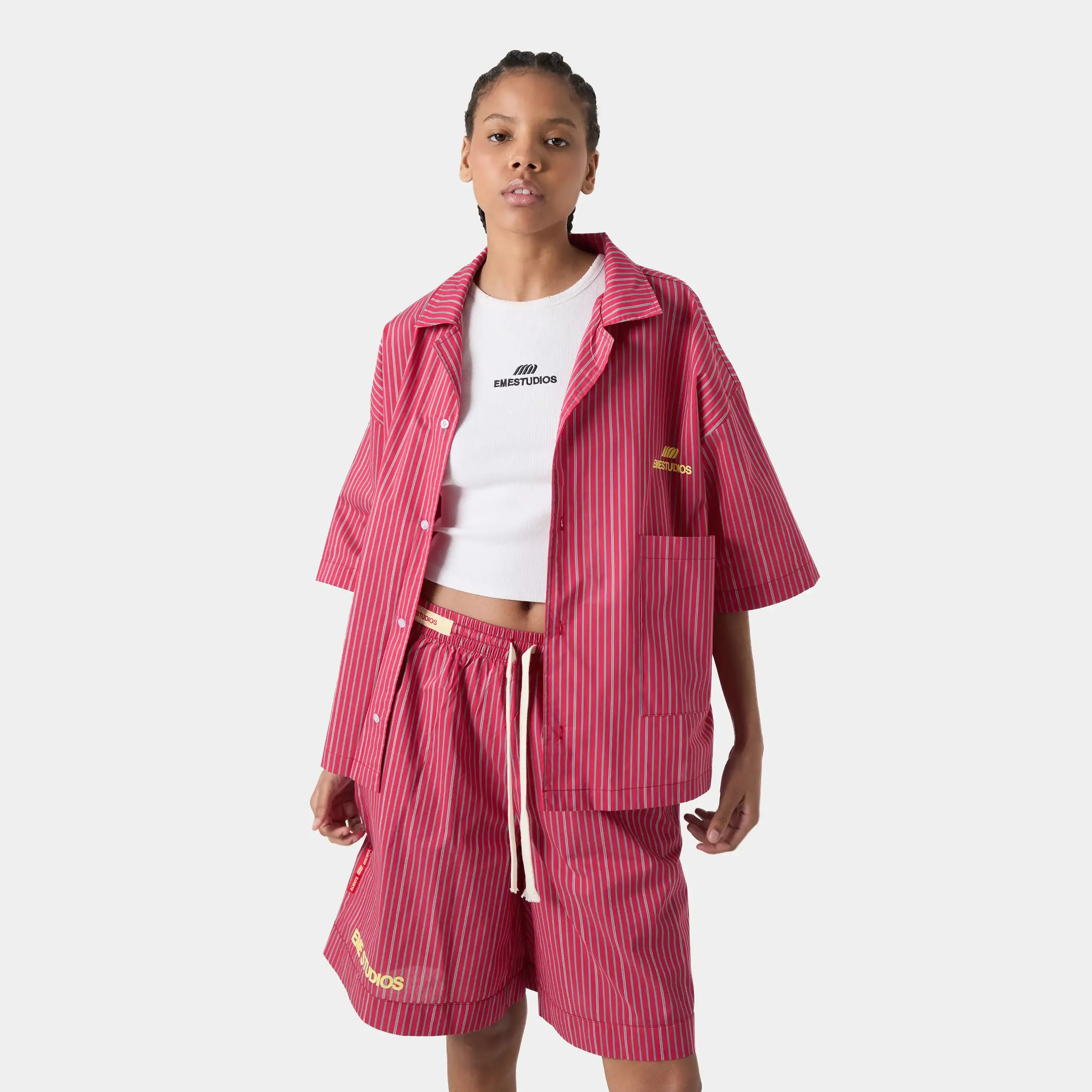 Pyjama Boxy Top Red sold by EME STUDIOS product image thumbnail 2