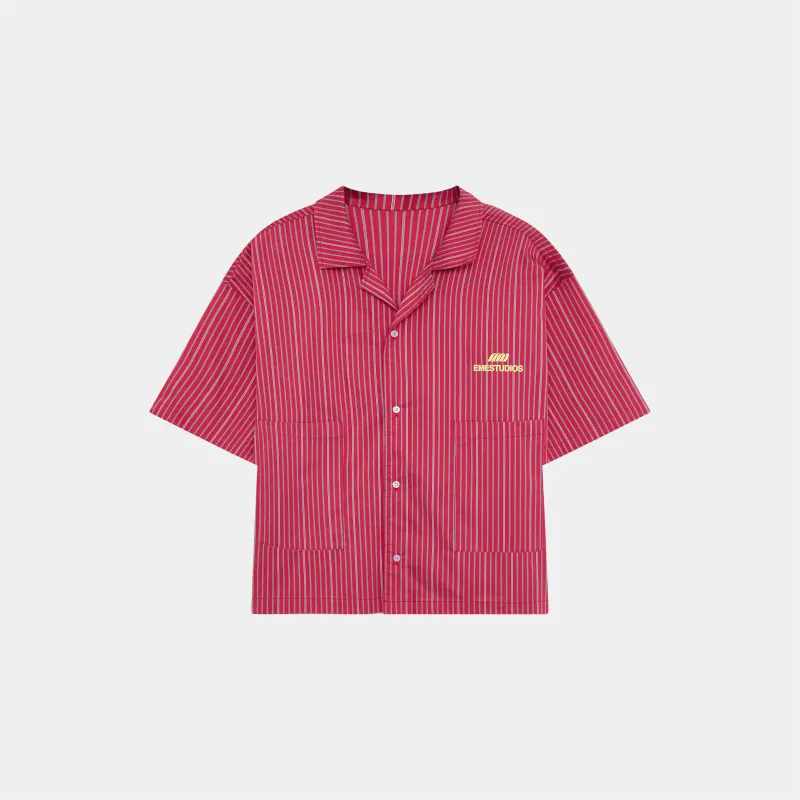 Pyjama Boxy Top Red sold by EME STUDIOS