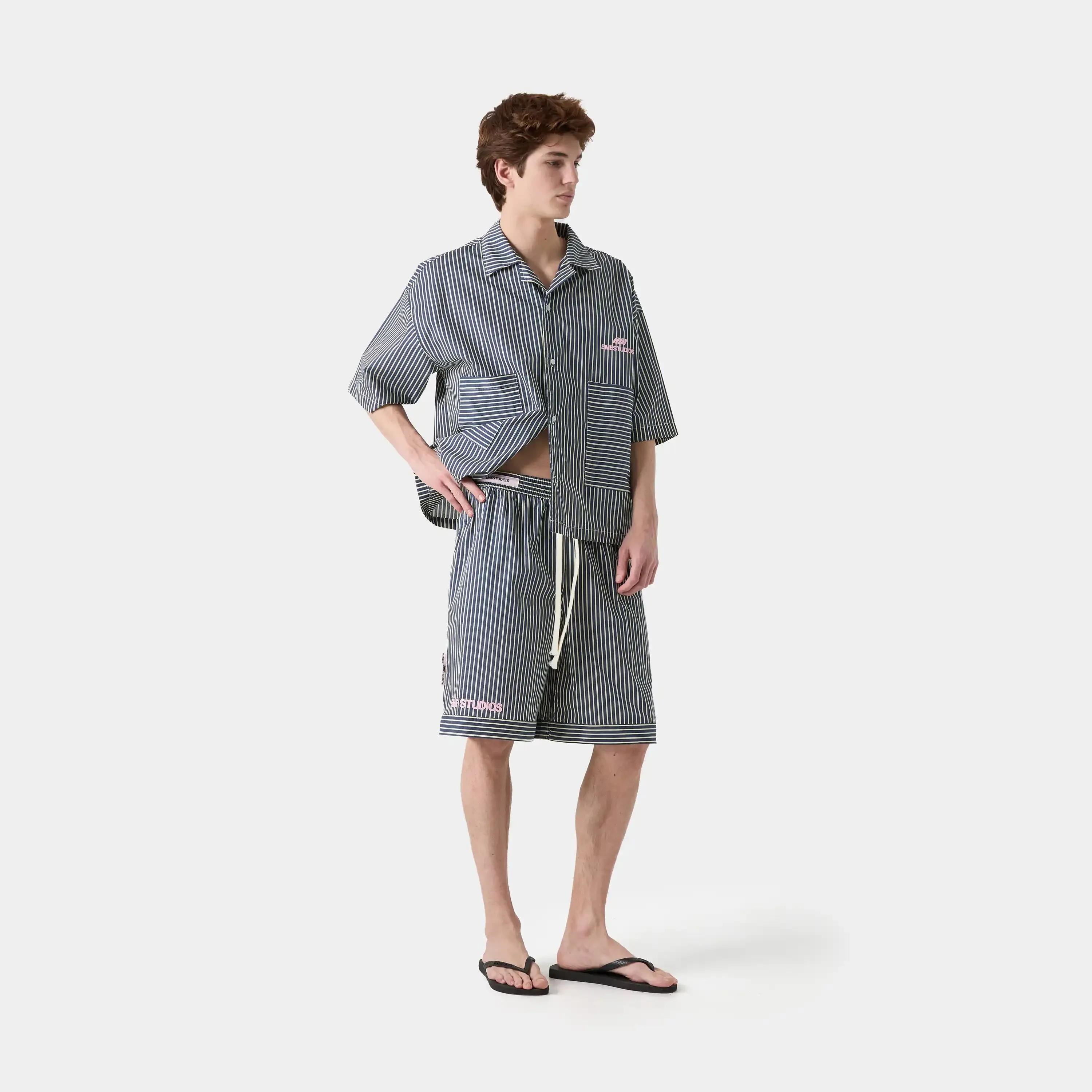 Pyjama Boxy Botton Navy sold by EME STUDIOS product image thumbnail 5