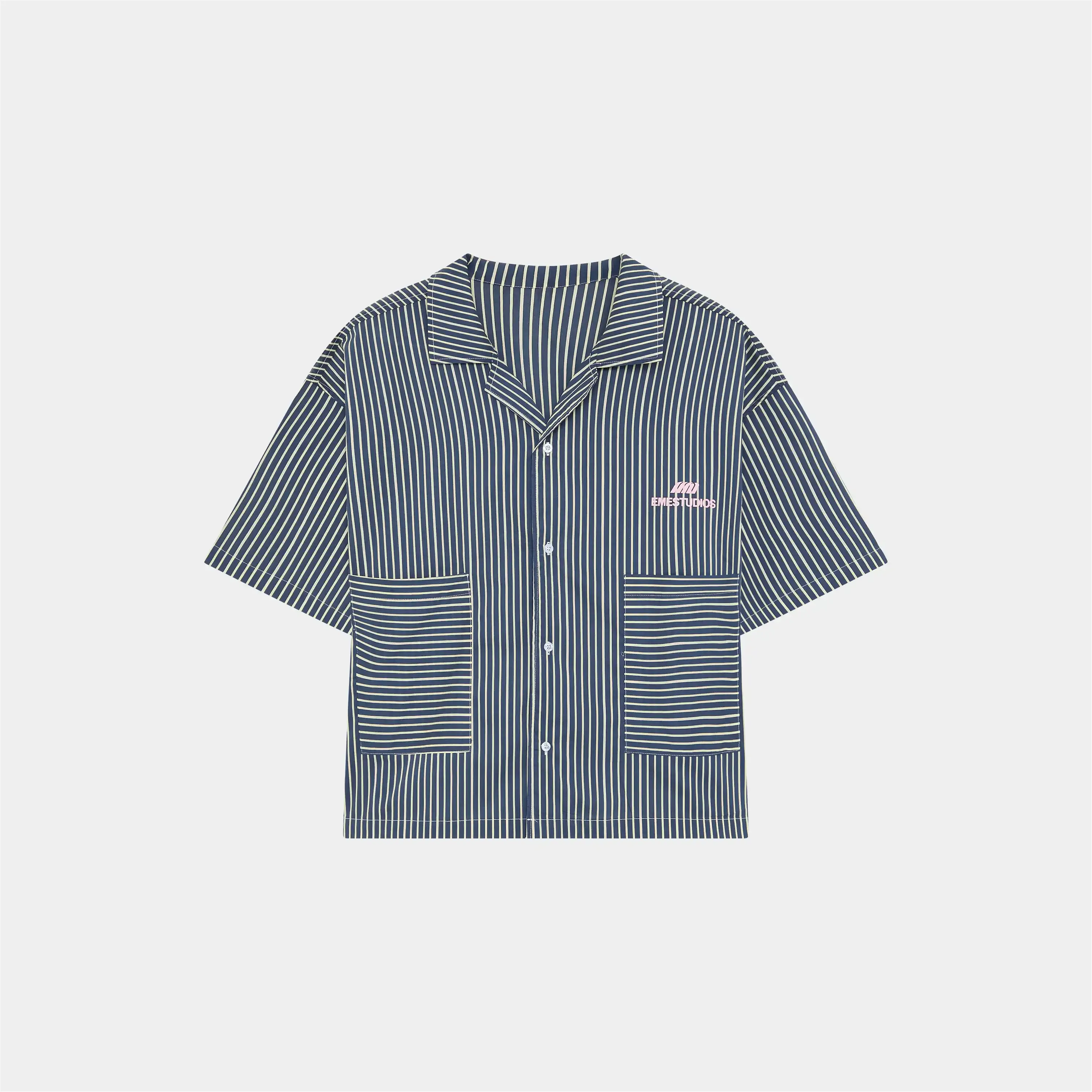 Pyjama Boxy Top Navy sold by EME STUDIOS