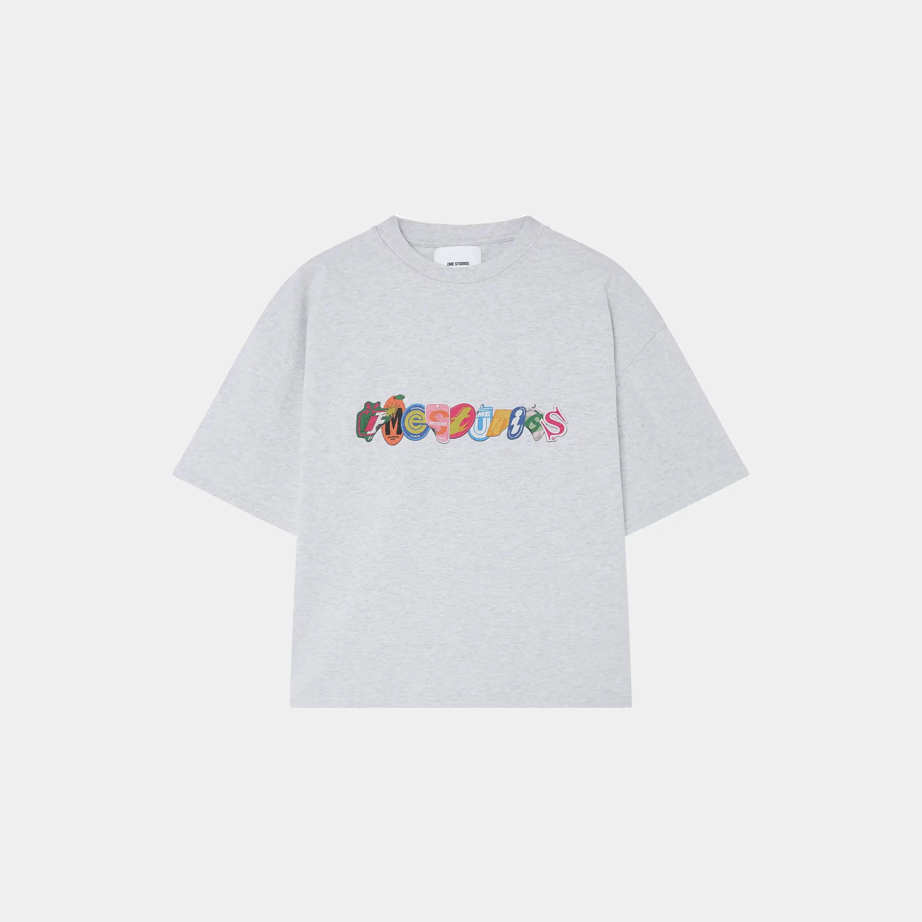 Stickers Heather Grey Tee sold by EME STUDIOS