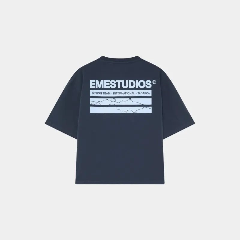 Radar Navy Oversized Tee sold by EME STUDIOS