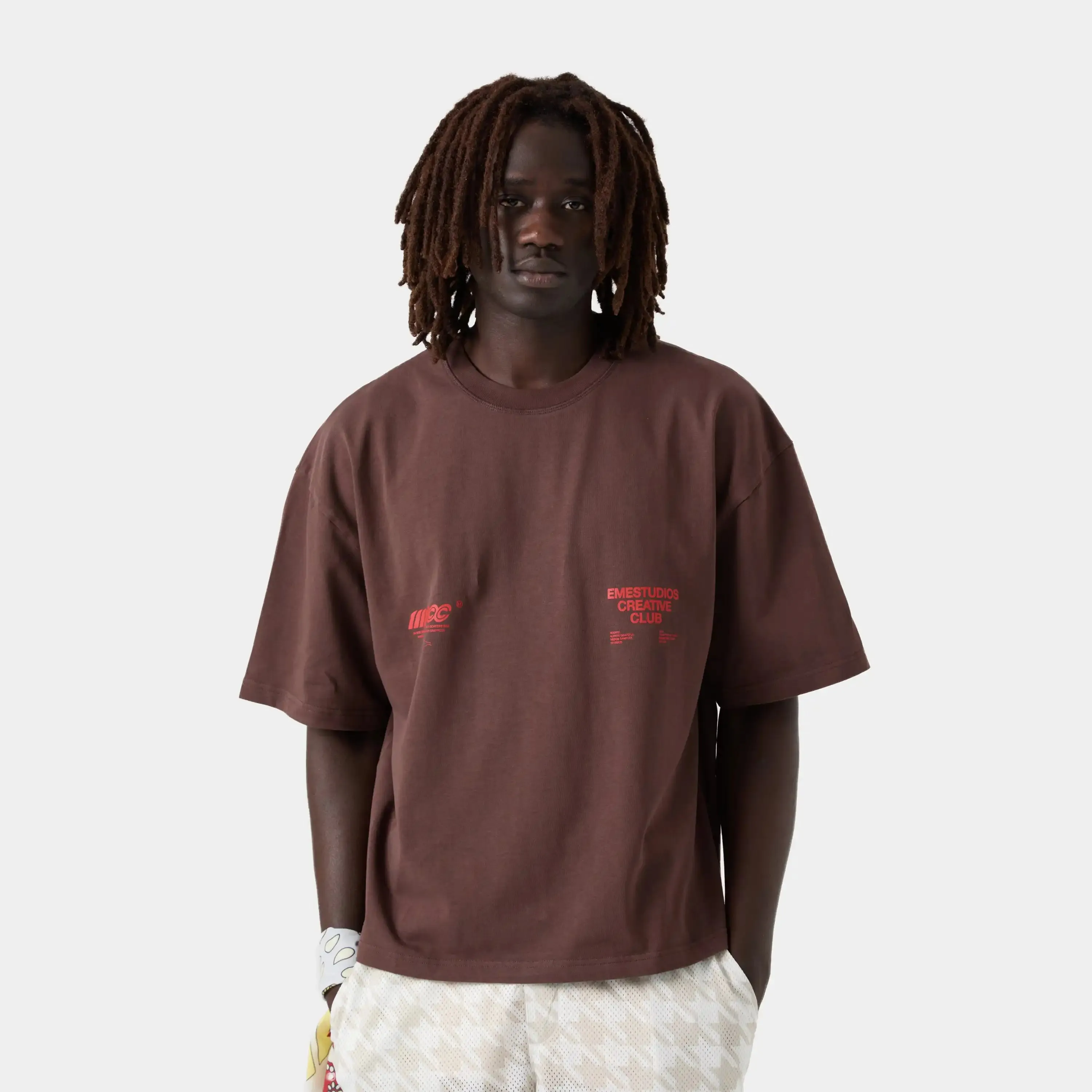 ECC Wine Oversized Tee sold by EME STUDIOS product image thumbnail 3