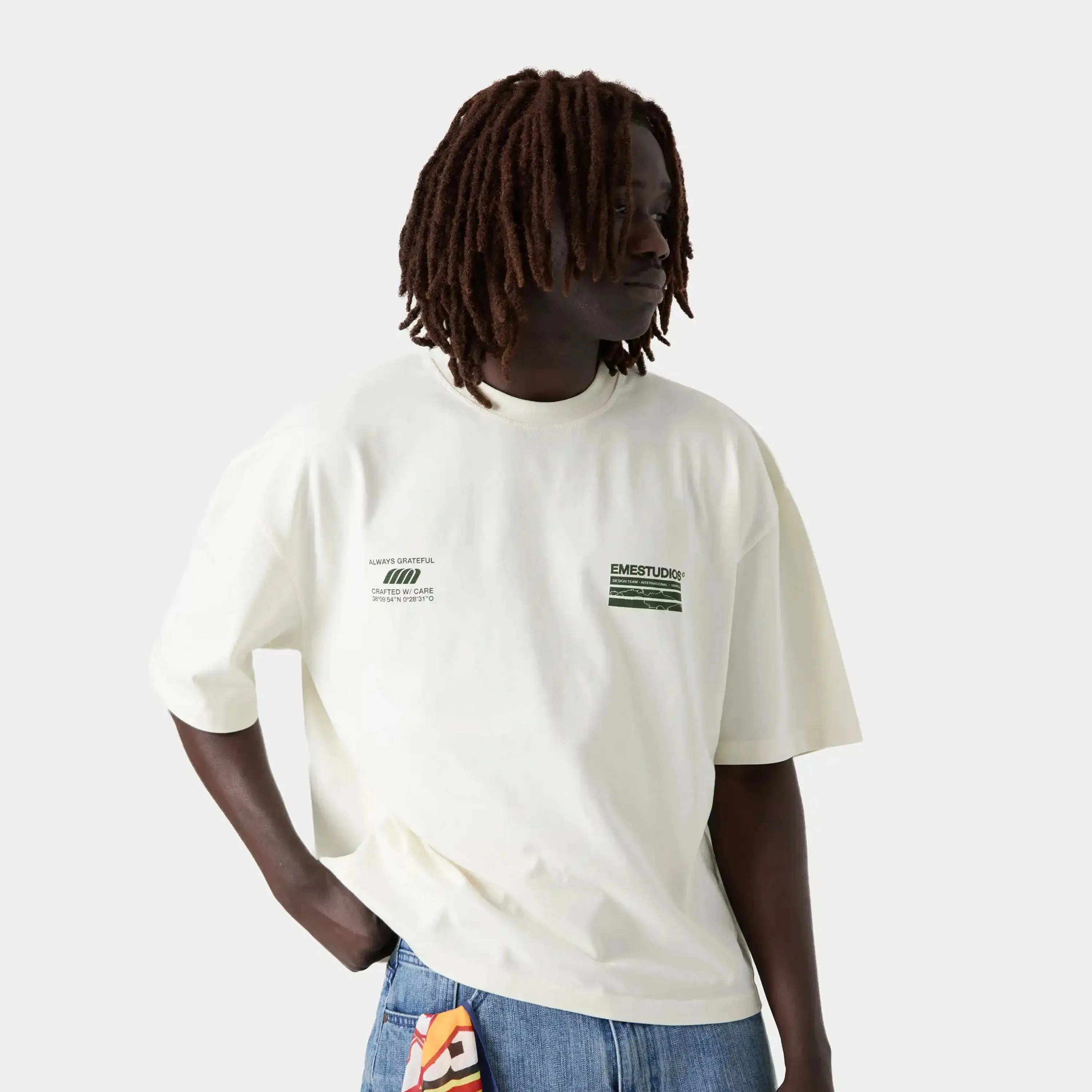 Radar Off Sand Tee sold by EME STUDIOS product image thumbnail 3