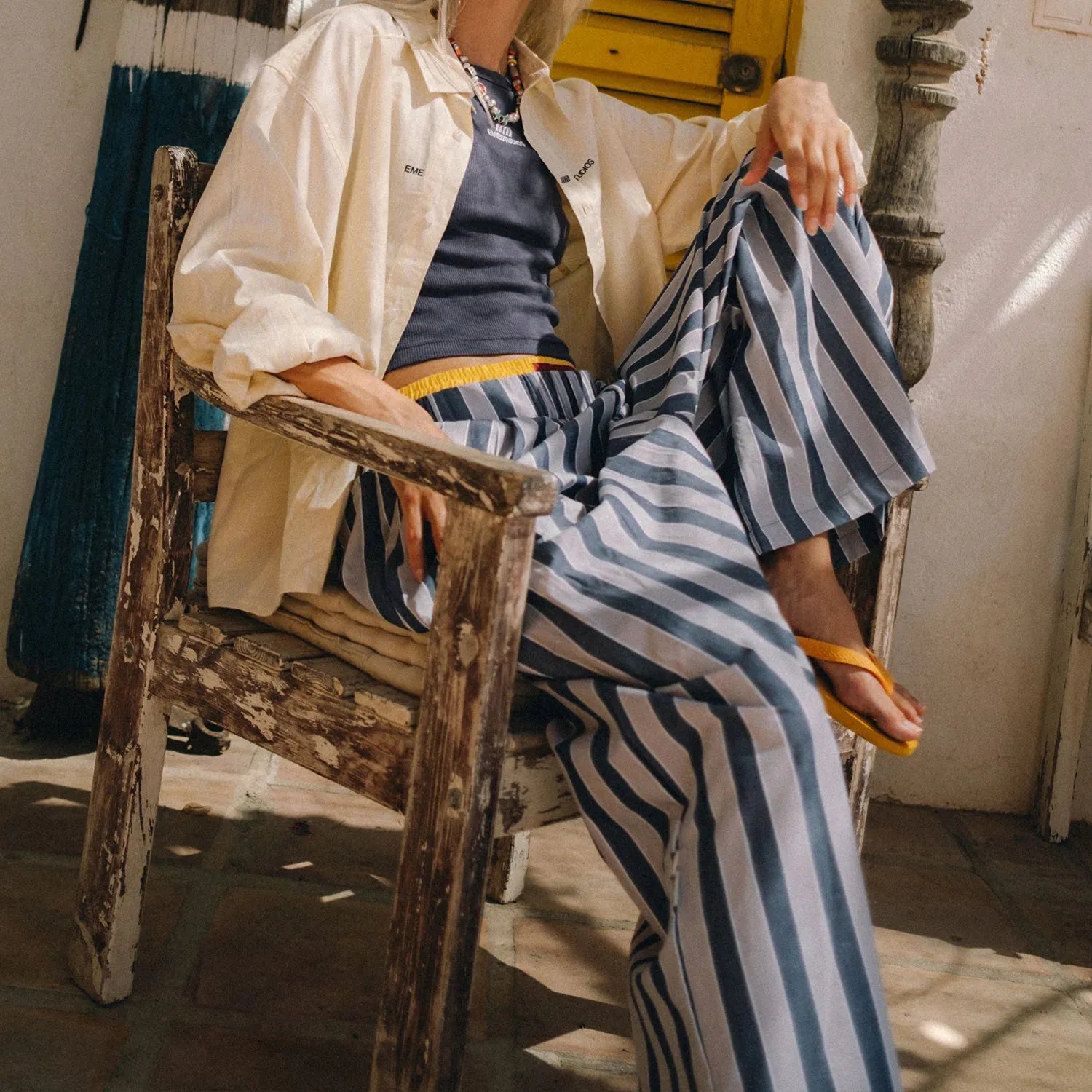 Agl Wide Striped Pants sold by EME STUDIOS product image thumbnail 2