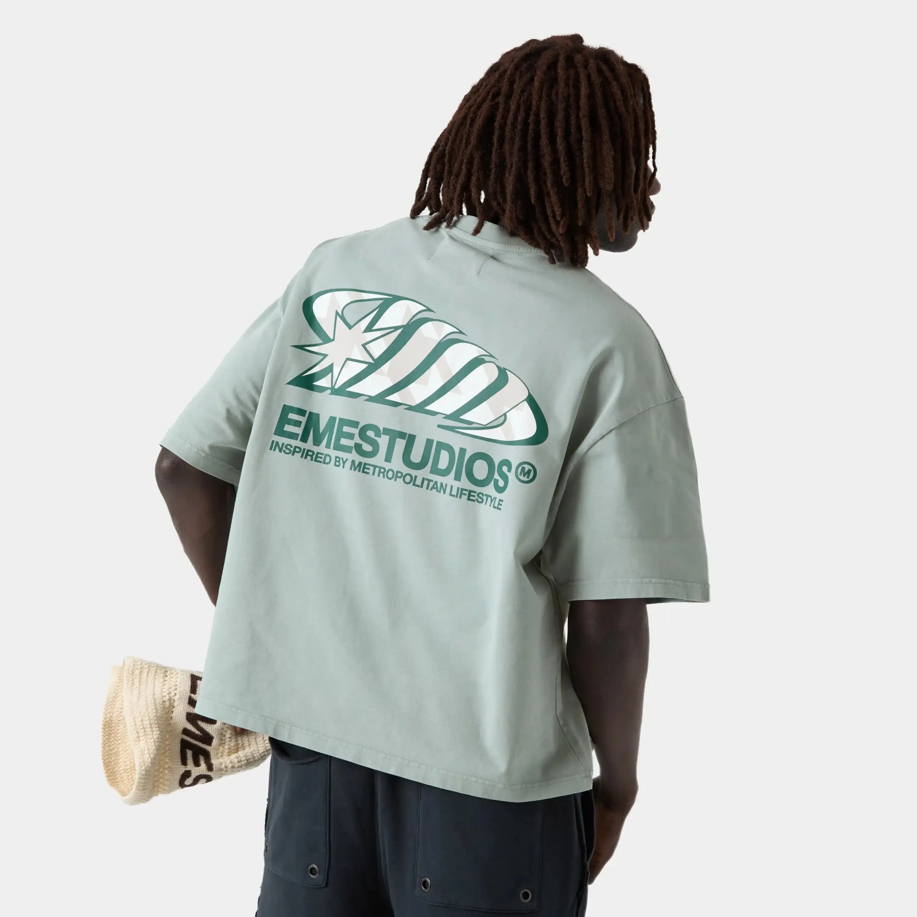 Houndstooh Trellis Oversized Tee sold by EME STUDIOS product image thumbnail 2